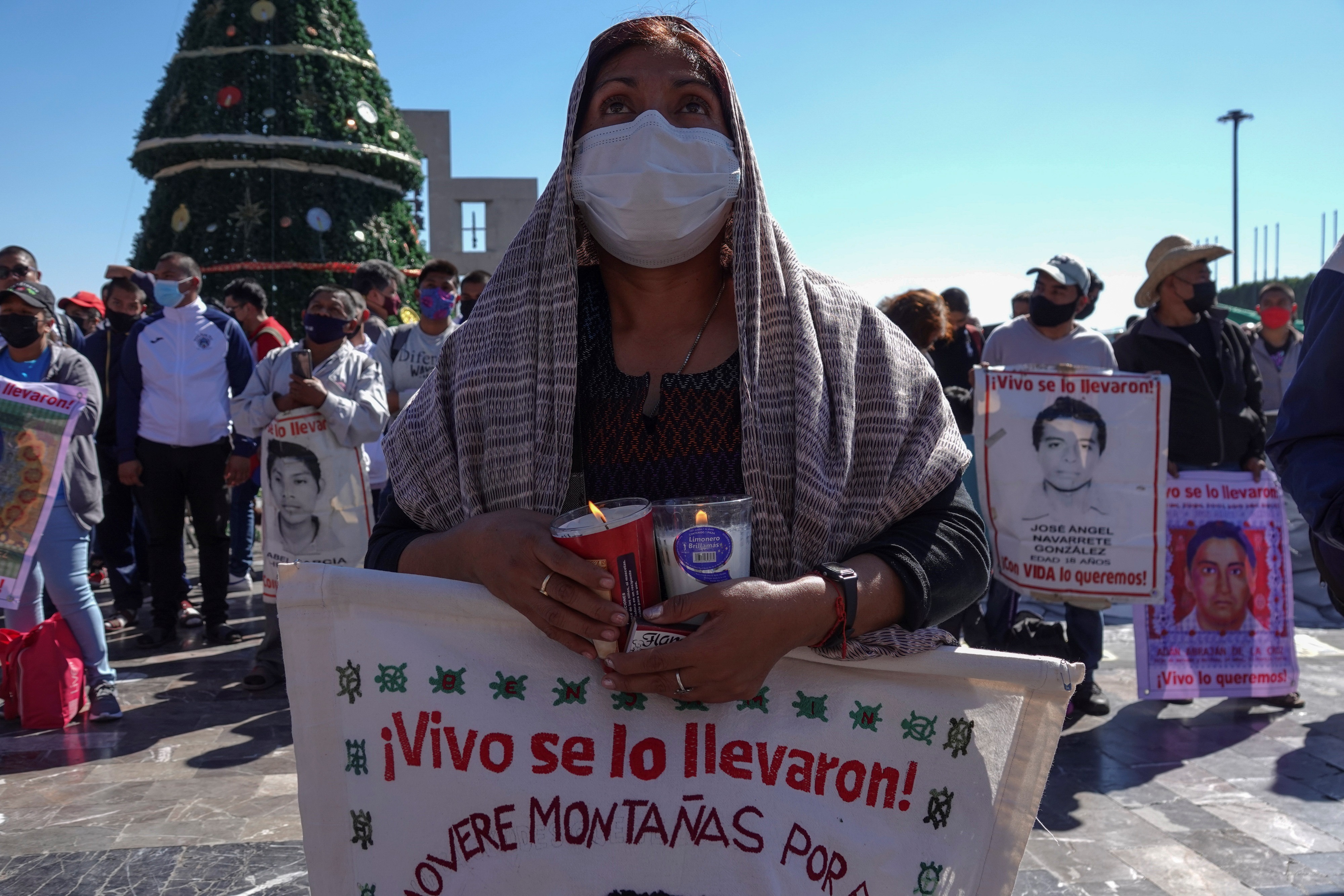 Rosario Piedra aseguró que colaboraron ampliamente durante 2021 con padres y familiares de los normalistas desaparecidos en Ayotzinapa

Foto: EFE/Madla Hartz
