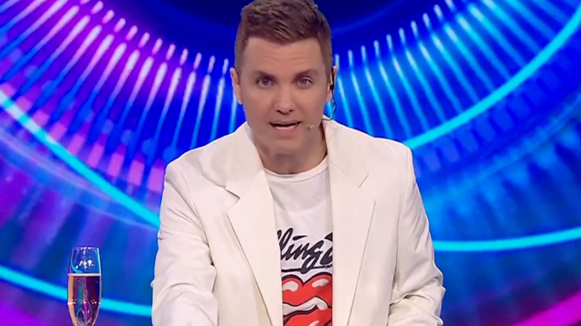 Santiago Del Moro se sorprendió ante una pregunta del público: "¿Te vas de Gran Hermano?" (Foto: Captura Telefe)