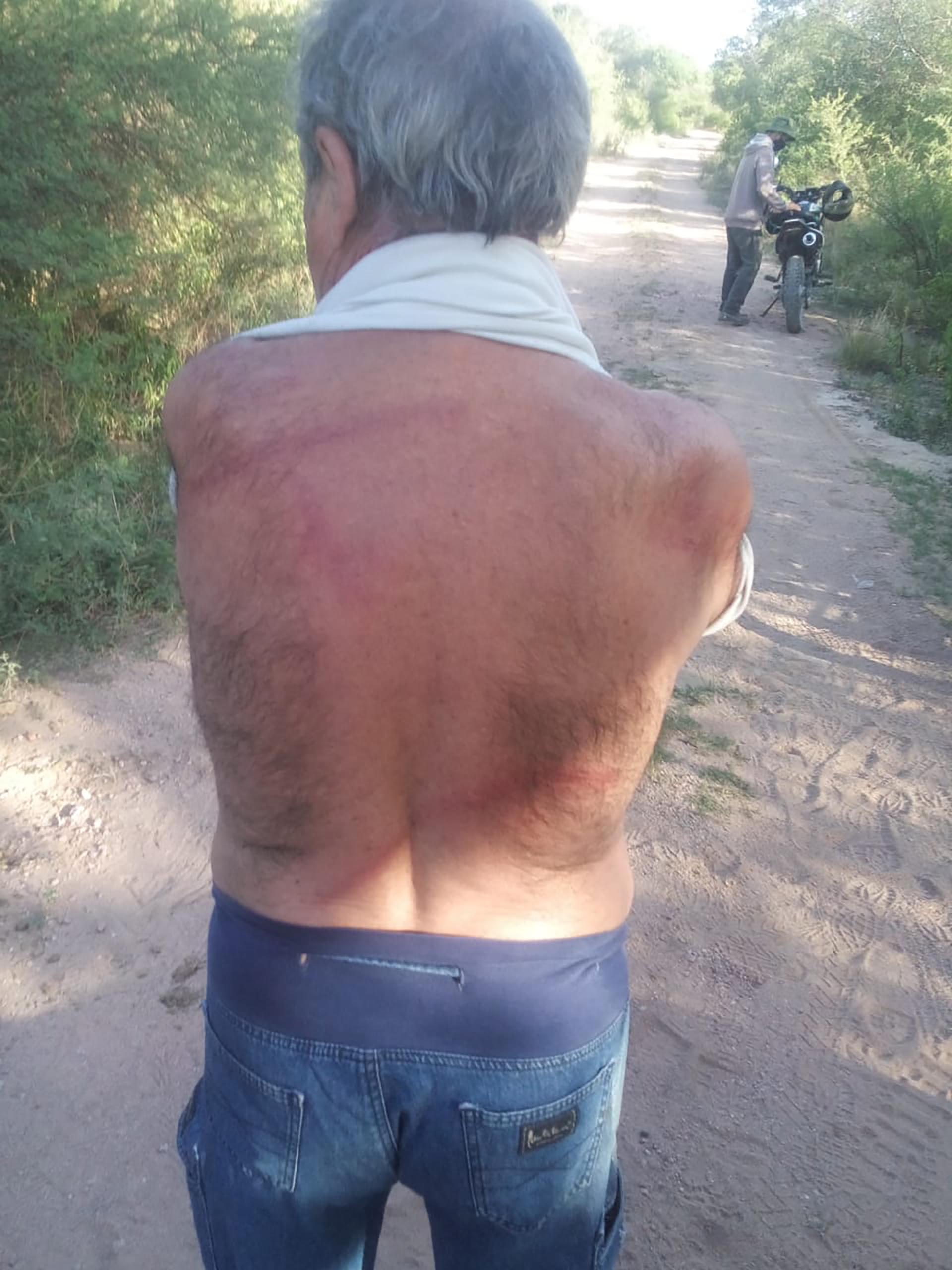 Amato denunciò haber sido agredido por los usurpadores