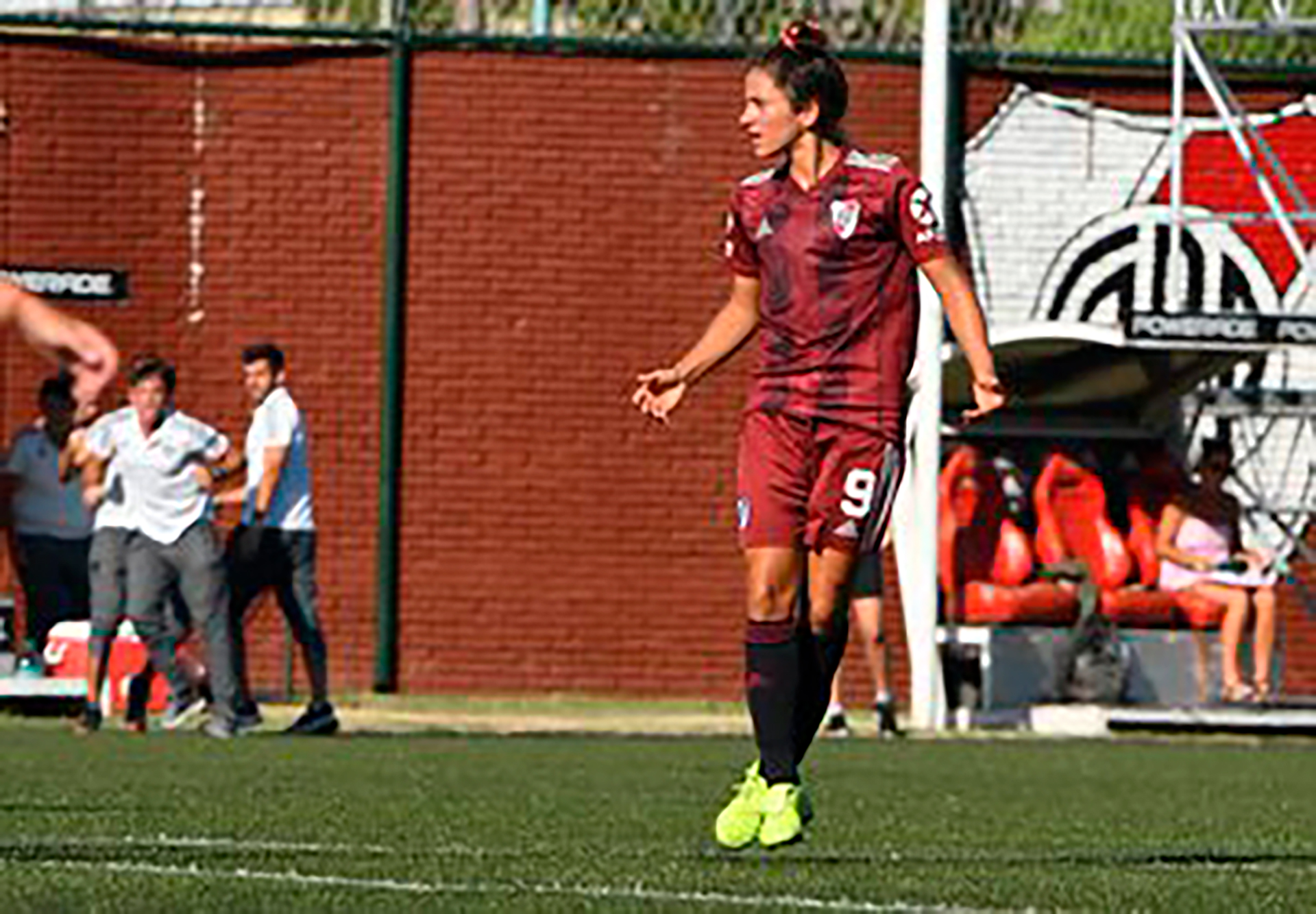 Lucía Martelli es veterinaria y juega en River (Prensa River)