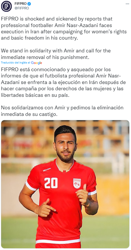 FIFPRO expressed concern about the case