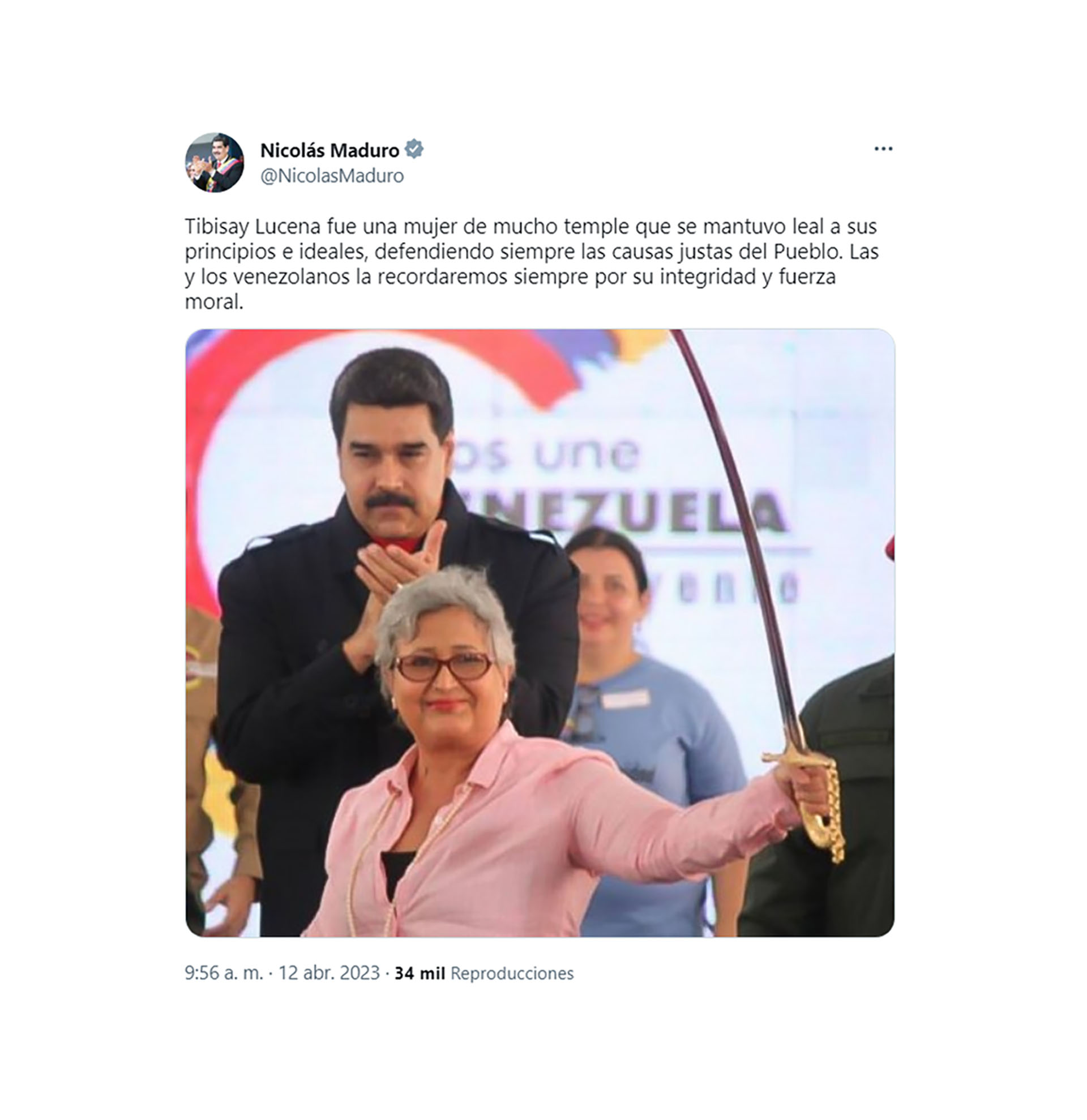 El mensaje de Nicolás Maduro