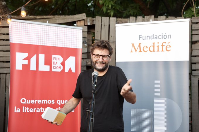 Federico Falco, ganador del premio Filba Medifé