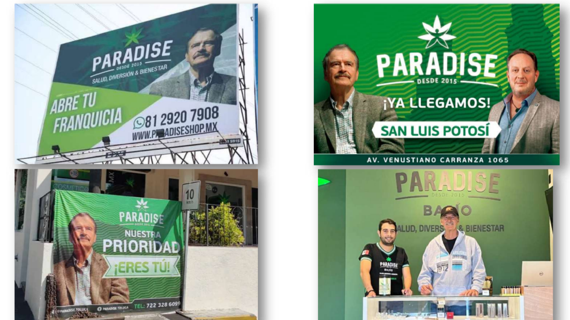Empresas, permisos y declaraciones: así se vincula Vicente Fox con el cannabis en México