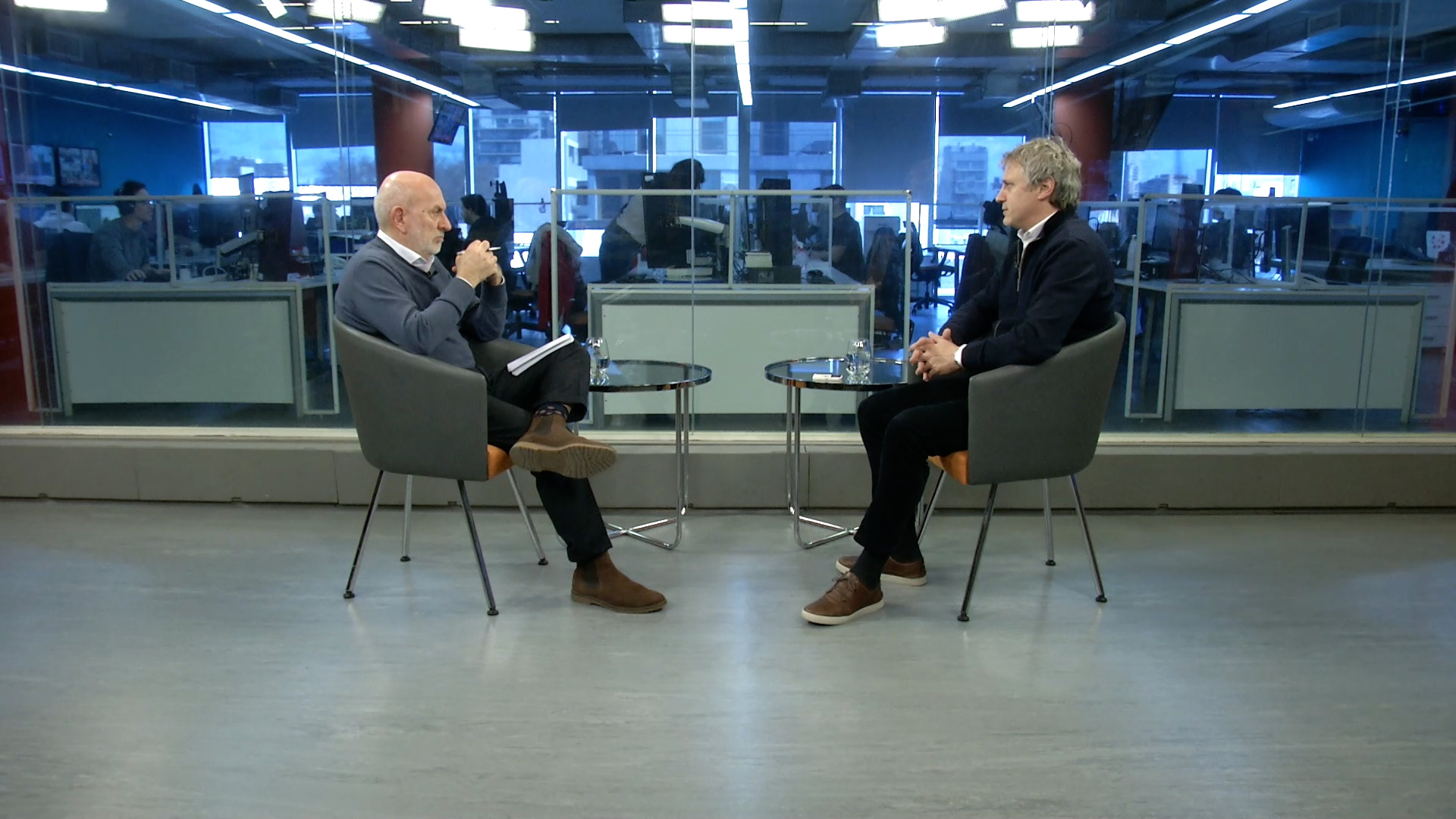 Felipe Miguel, en la entrevista con Infobae