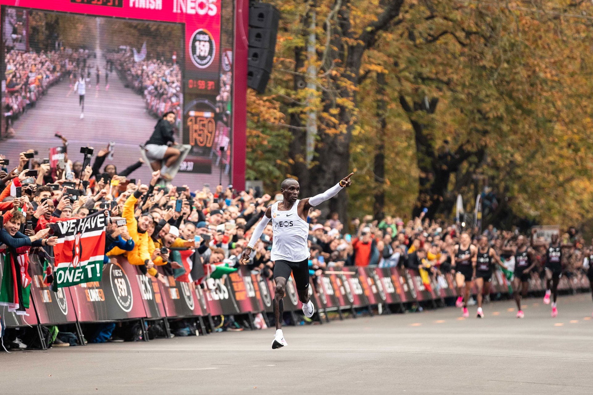 In 2019, Eliud Kipchoge fell by two hours in Prater in Vienna, but the record was not approved