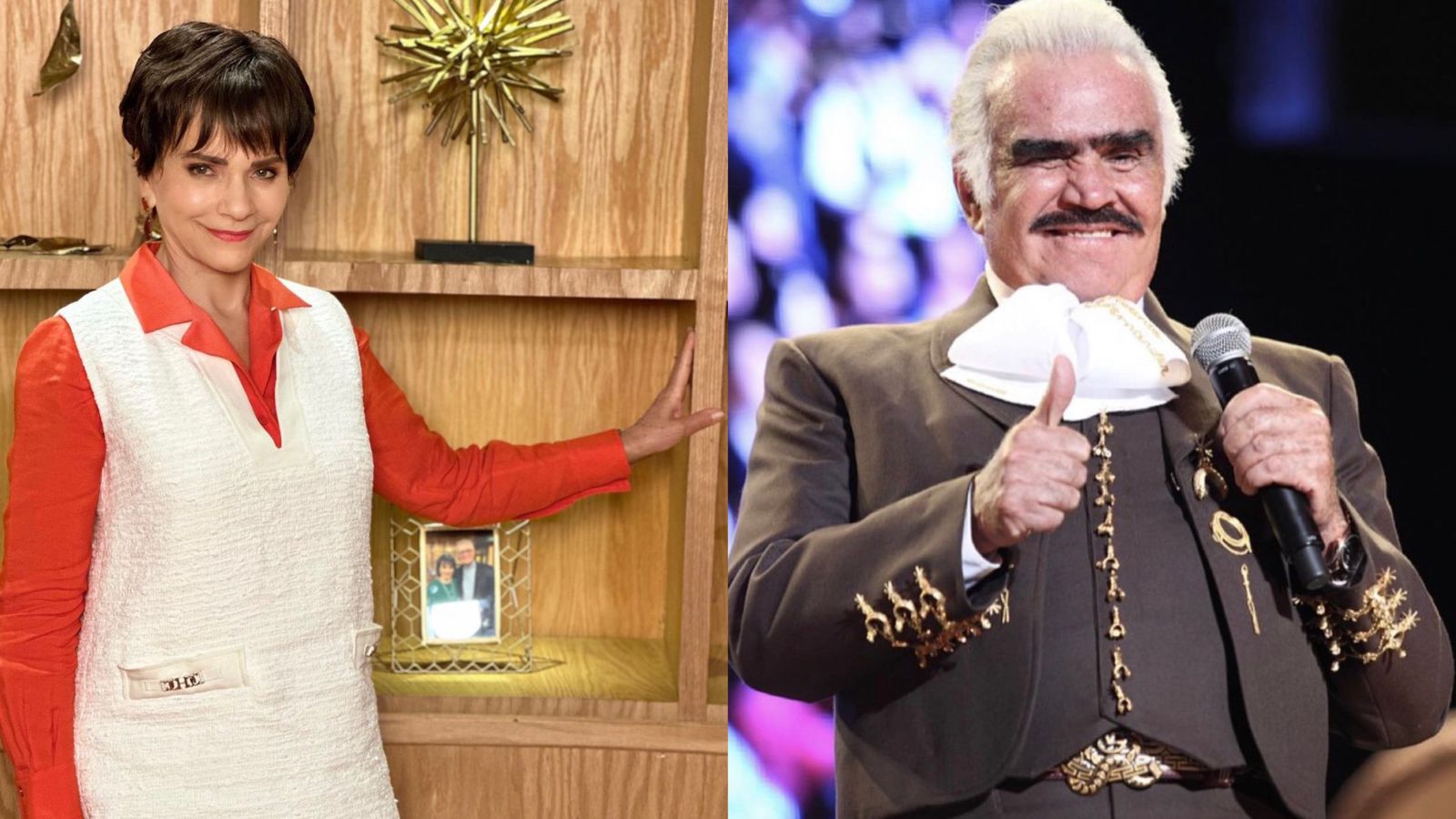 El papel que jugó Vicente Fernández para que Pati Chapoy se ganara a los famosos de Televisa