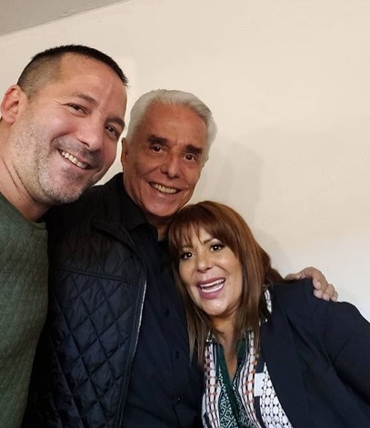 Apolo fue bautizado en marzo de este 2020 y el festejo logró reunir a sus abuelos Enrique Guzmán y Silvia Pinal (Foto: Instagram de Luis Enrique Guzmán)