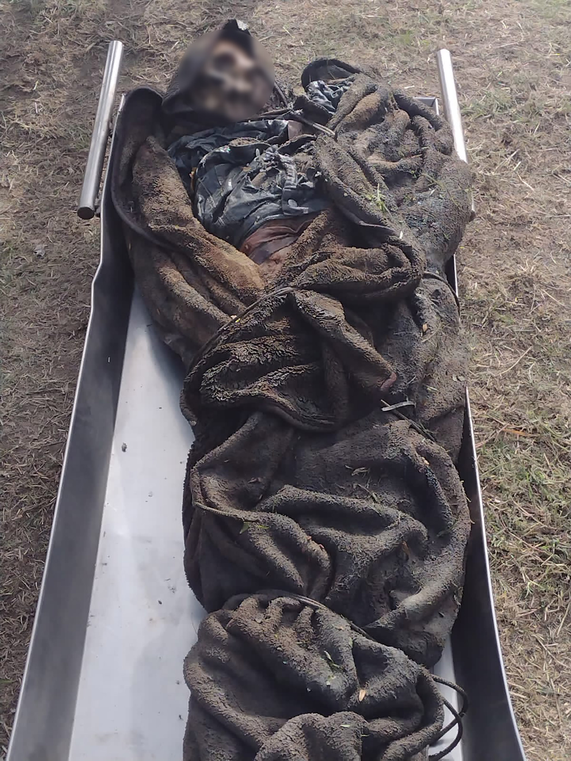 Los restos hallados en el Río Matanza el pasado 11 de mayo