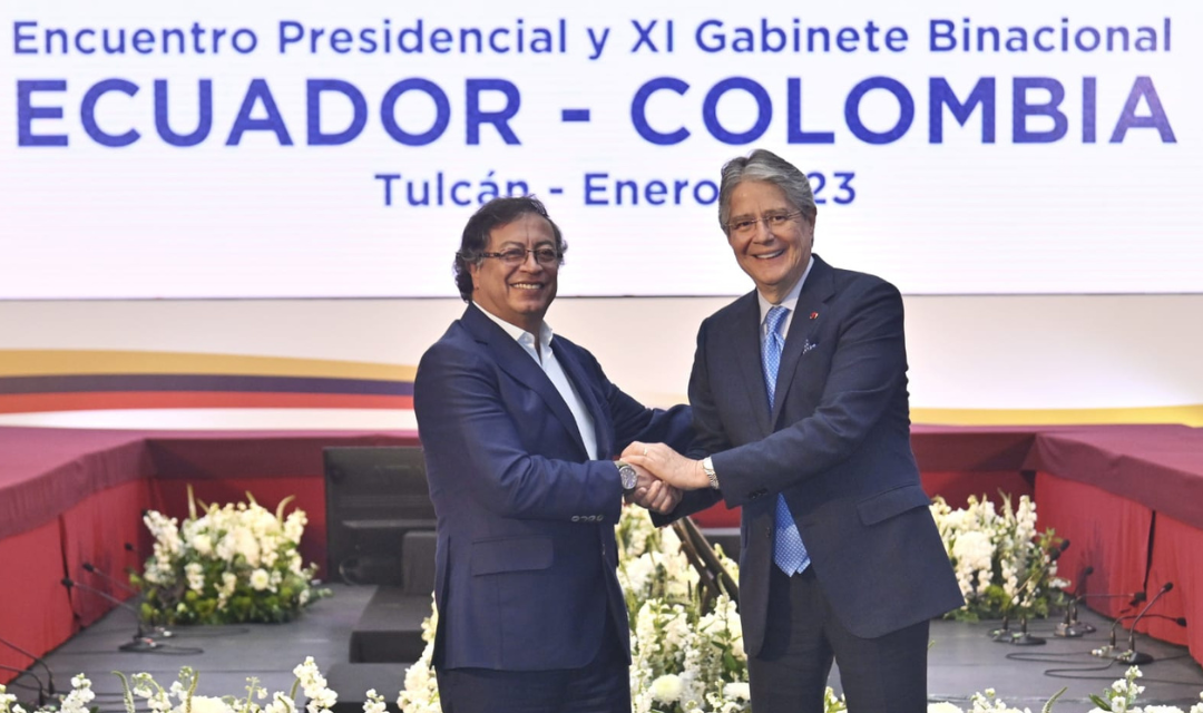 Gustavo Petro se pronunció a favor de su homólogo ecuatoriano, Guillermo Lasso.