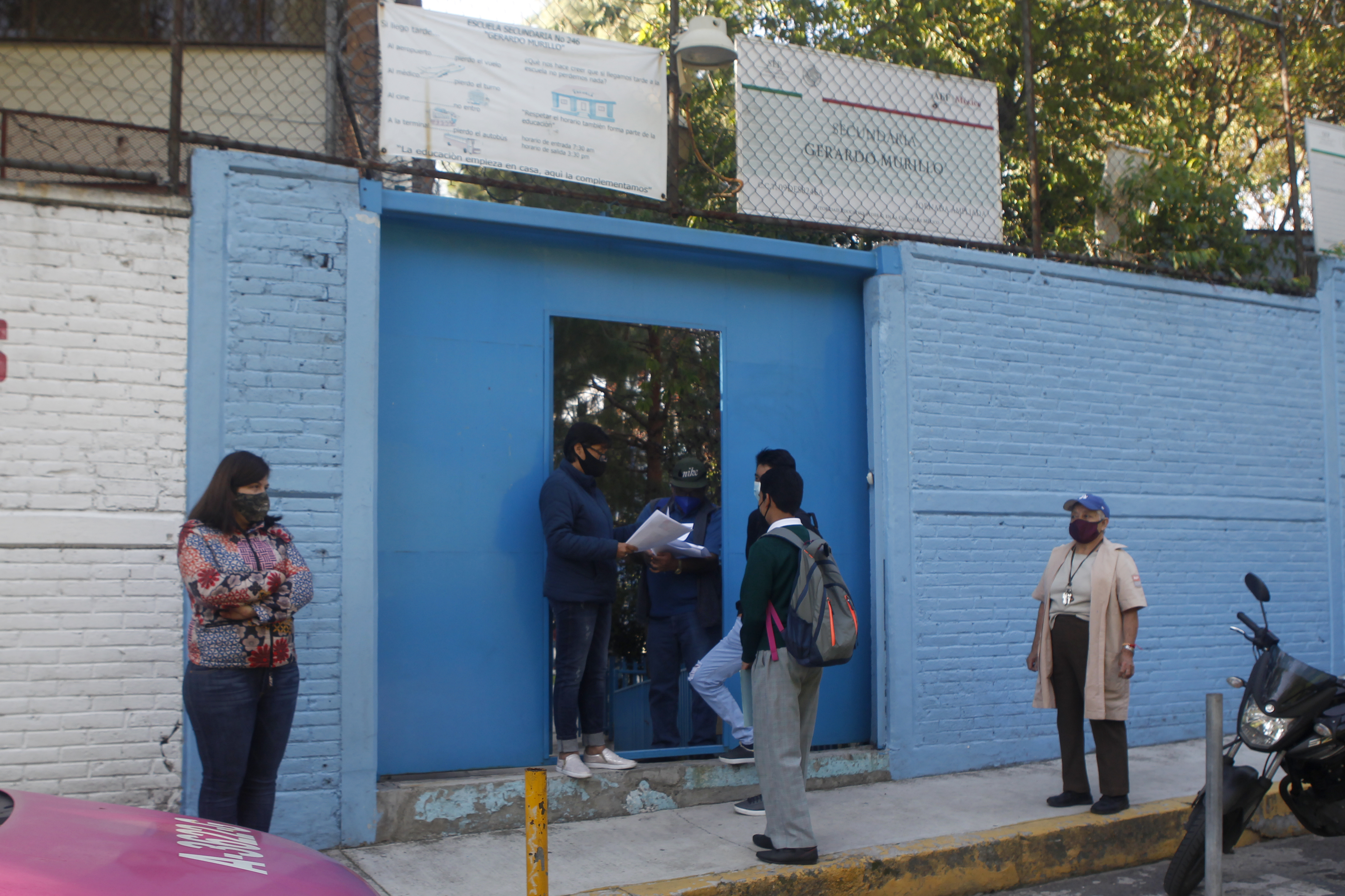 La Autoridad Educativa Federal confirmó que el primer caso de COVID-19 se registró en una escuela de la alcaldía Tlahuac (Foto: Karina Hernández / Infobae México)