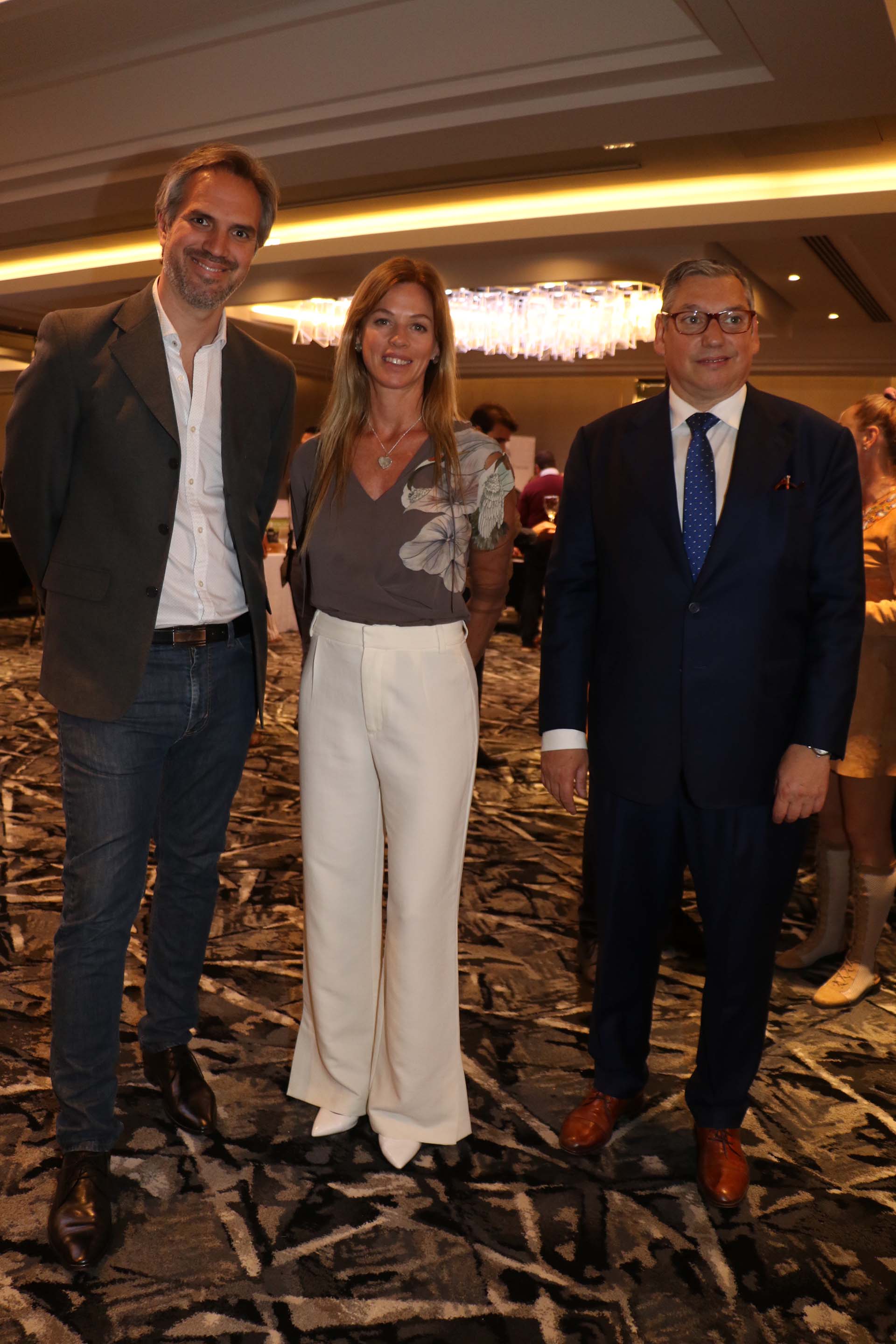 Nicolás Cáceres, Lorena Ponce de León y Carlos Enciso Christiansen 