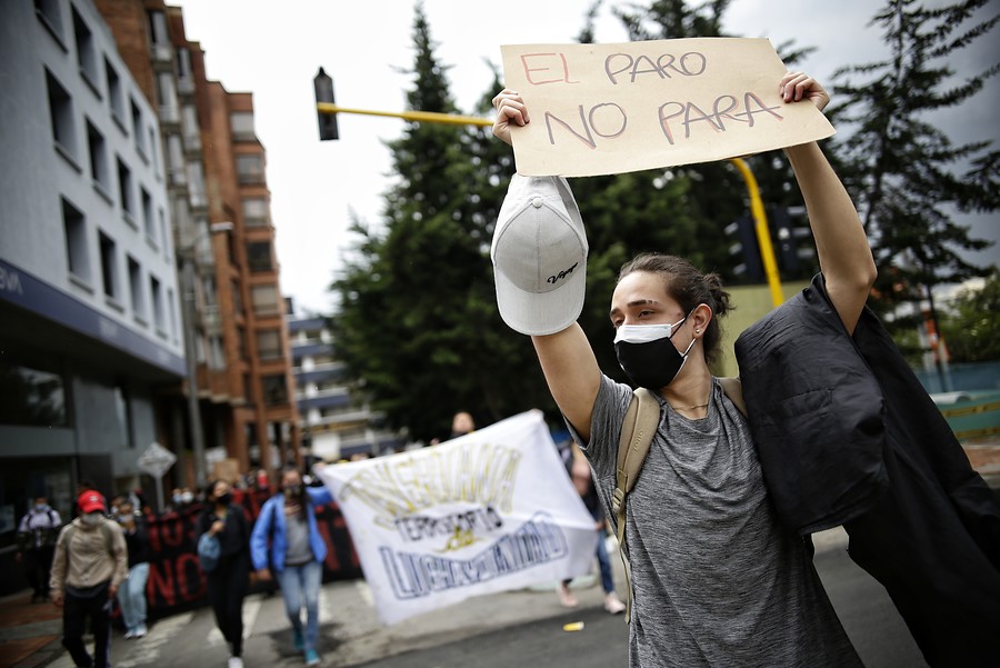 Estos serán los puntos de concentración de las manifestaciones del miércoles 5 de mayo en Bogotá y Medellín