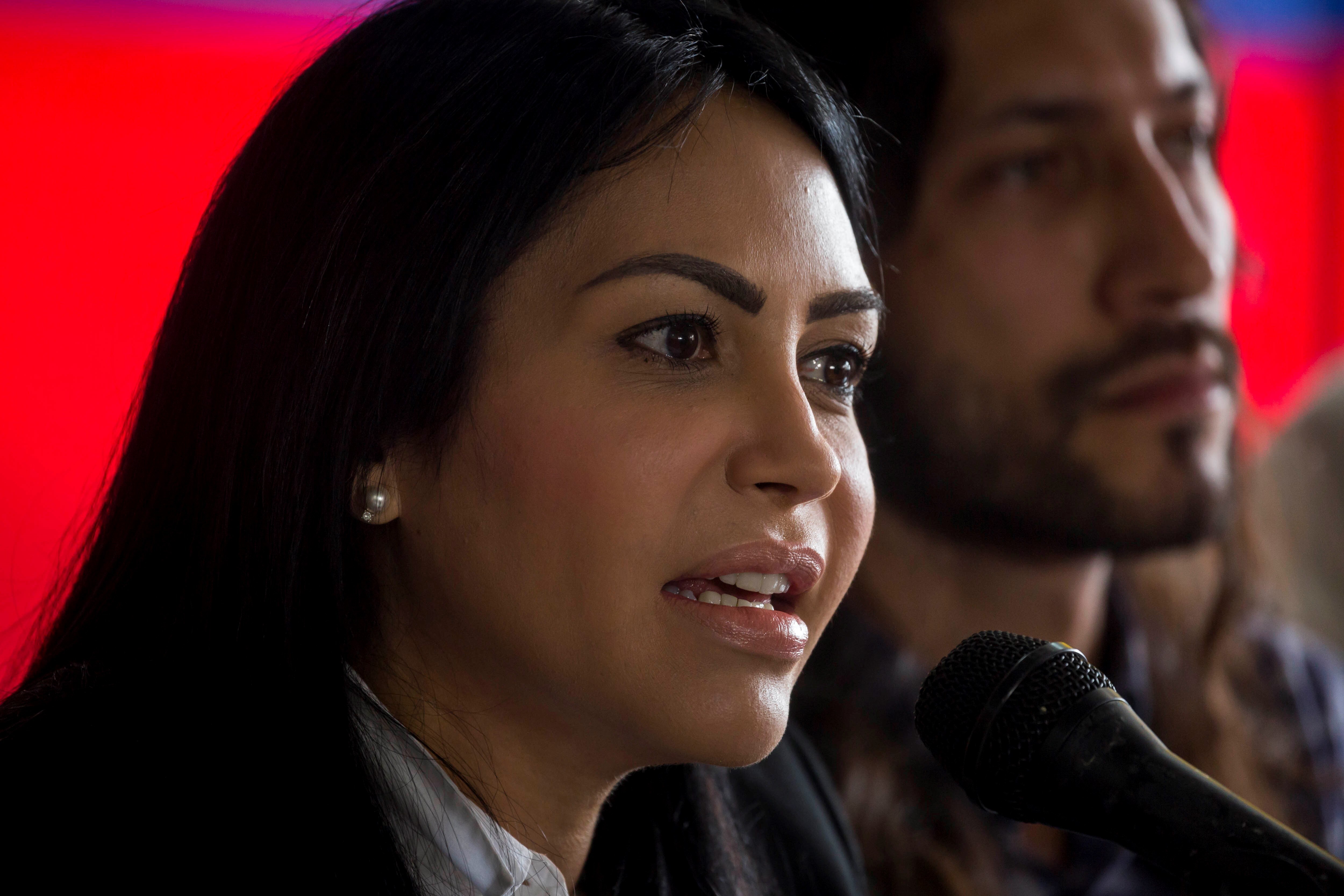 La líder opositora venezuela Delsa Solórzano
