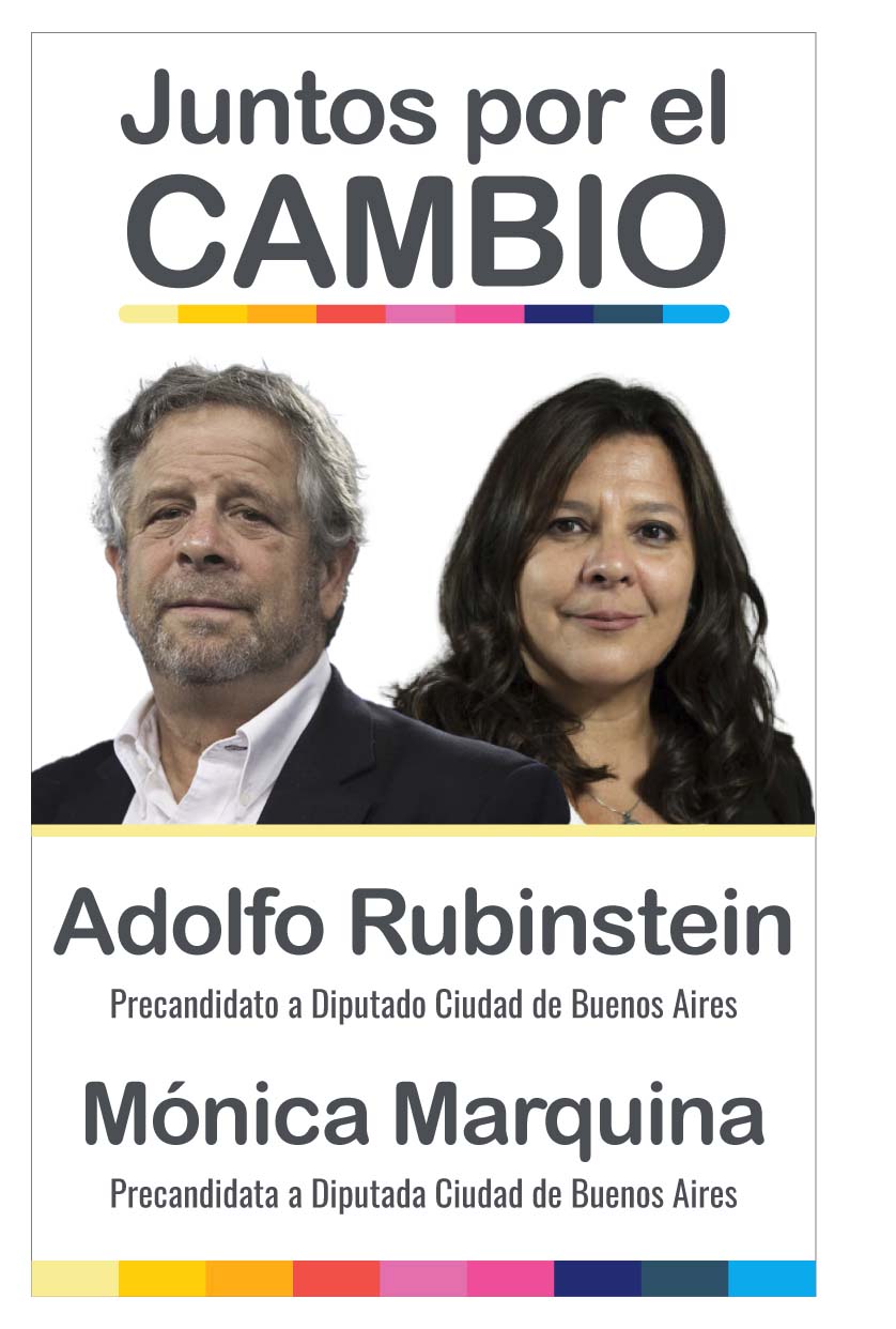 Adolfo Rubinstein y Mónica Marquina competirán en internas por Juntos.