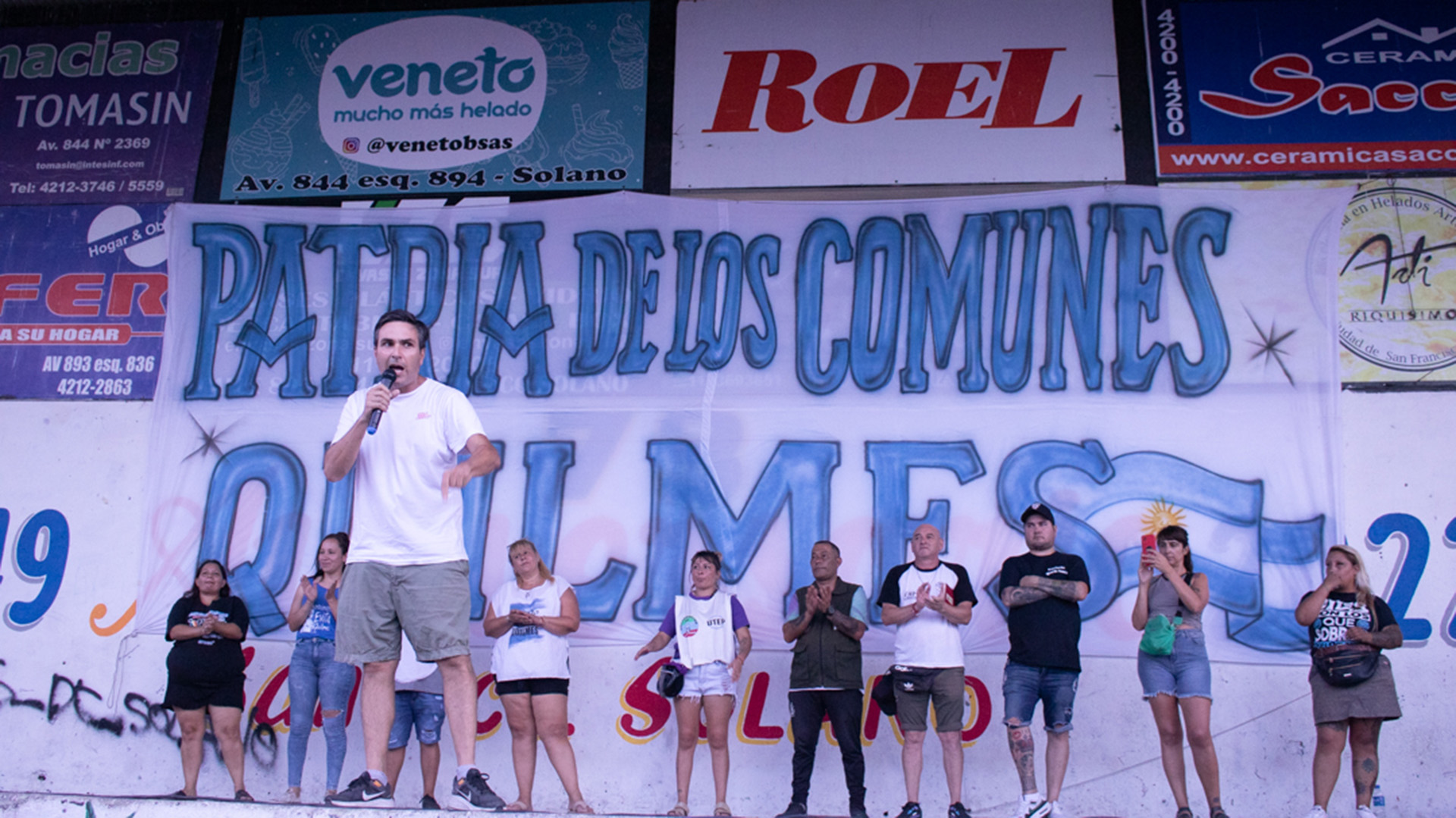 "La Patria de los Comunes es una herramienta partidaria para darle voz a los sectores populares; para darle visibilidad a las luchas de la economía popular", dijo en Quilmes Gildo Onorato, dirigente del Movimiento Evita