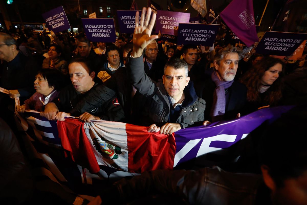 El comité político del Partido Morado volvió a tener su inscripción | Foto: Agencia Andina