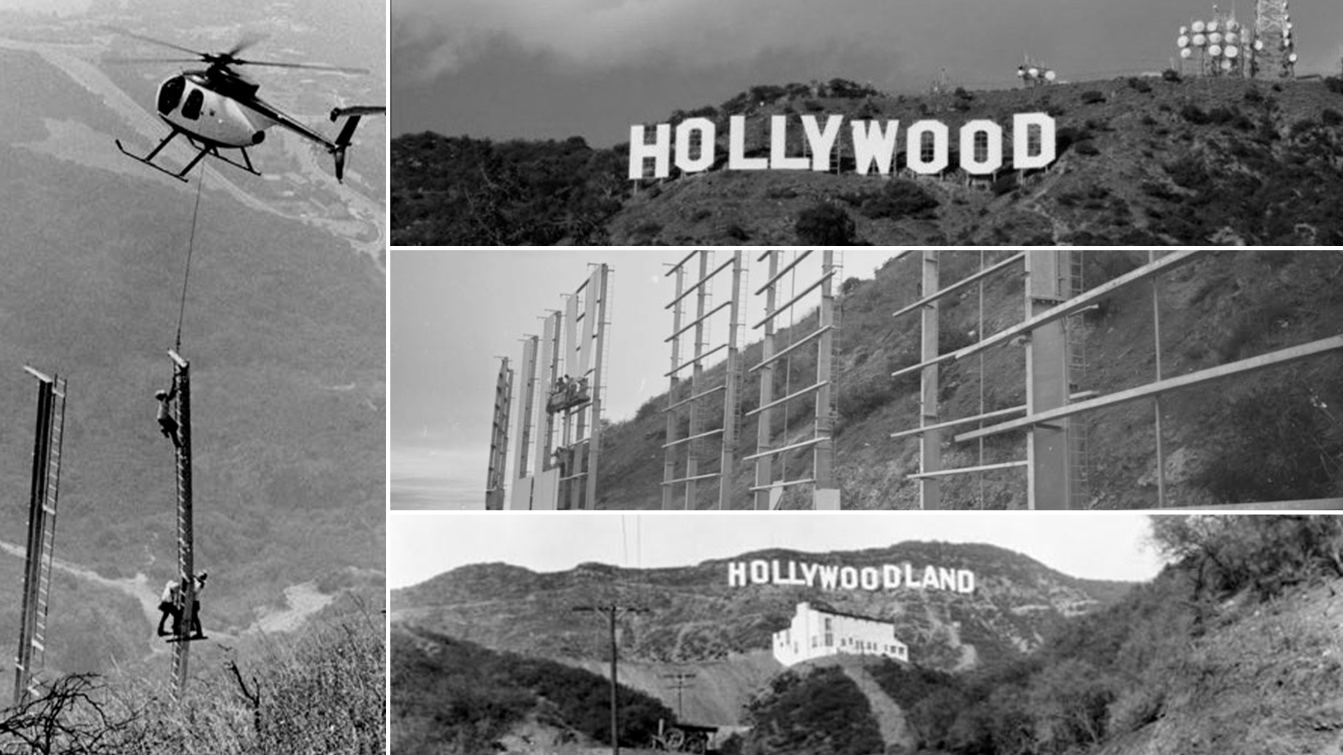 Problemas, imitaciones y hasta una muerte: la historia del emblemático letrero de Hollywood (FOTOS: Archivo)