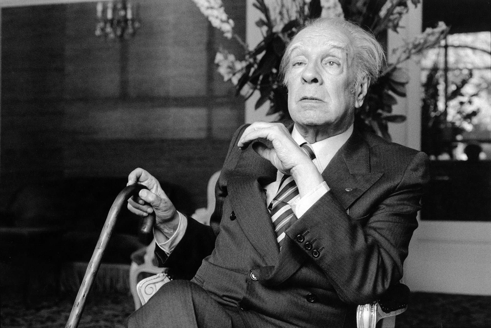 A mediados de los años 50 Borges empezó a perder la visión (Ulf Andersen/Getty Images)