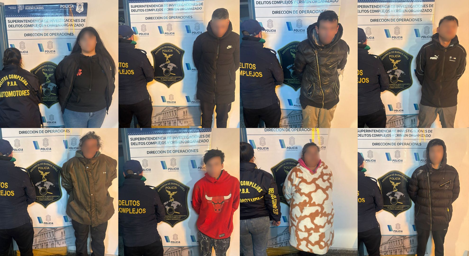 Cayeron 15 personas vinculadas a la banda narco que era liderada por 