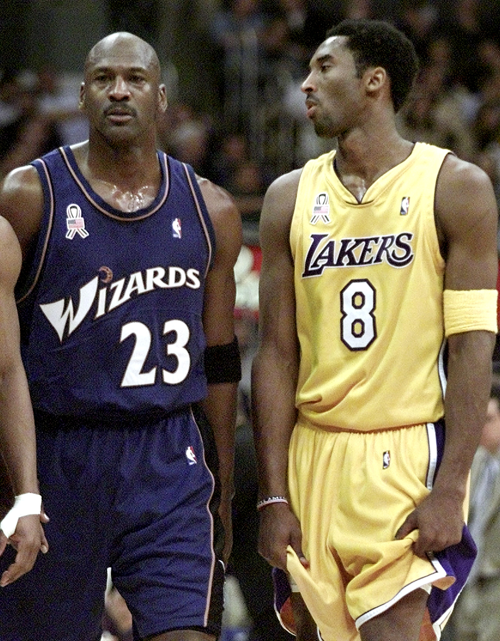Michael Jordan y Kobe Bryant, dos de los mejores jugadores de todos los tiempos en la NBA, fueron grandes amigos (Foto: REUTERS)
