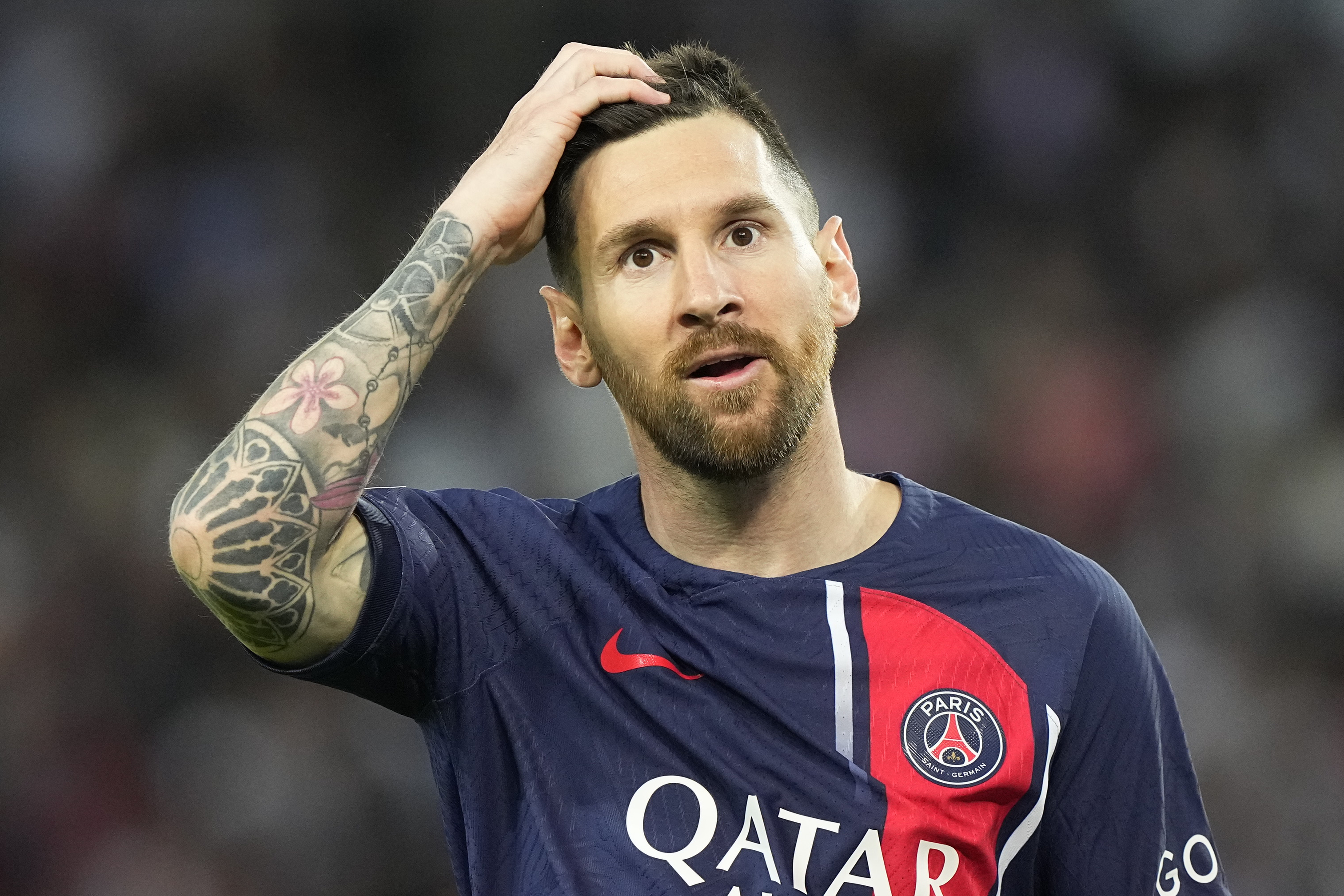 Lionel Messi cerró su etapa en PSG con dos títulos (AP)