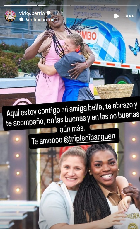Vicky Berrio tuvo inesperada reacción tras la salida de Nina Caicedo de 'MasterChef Celebrity': “Quedo feliz” - Infobae