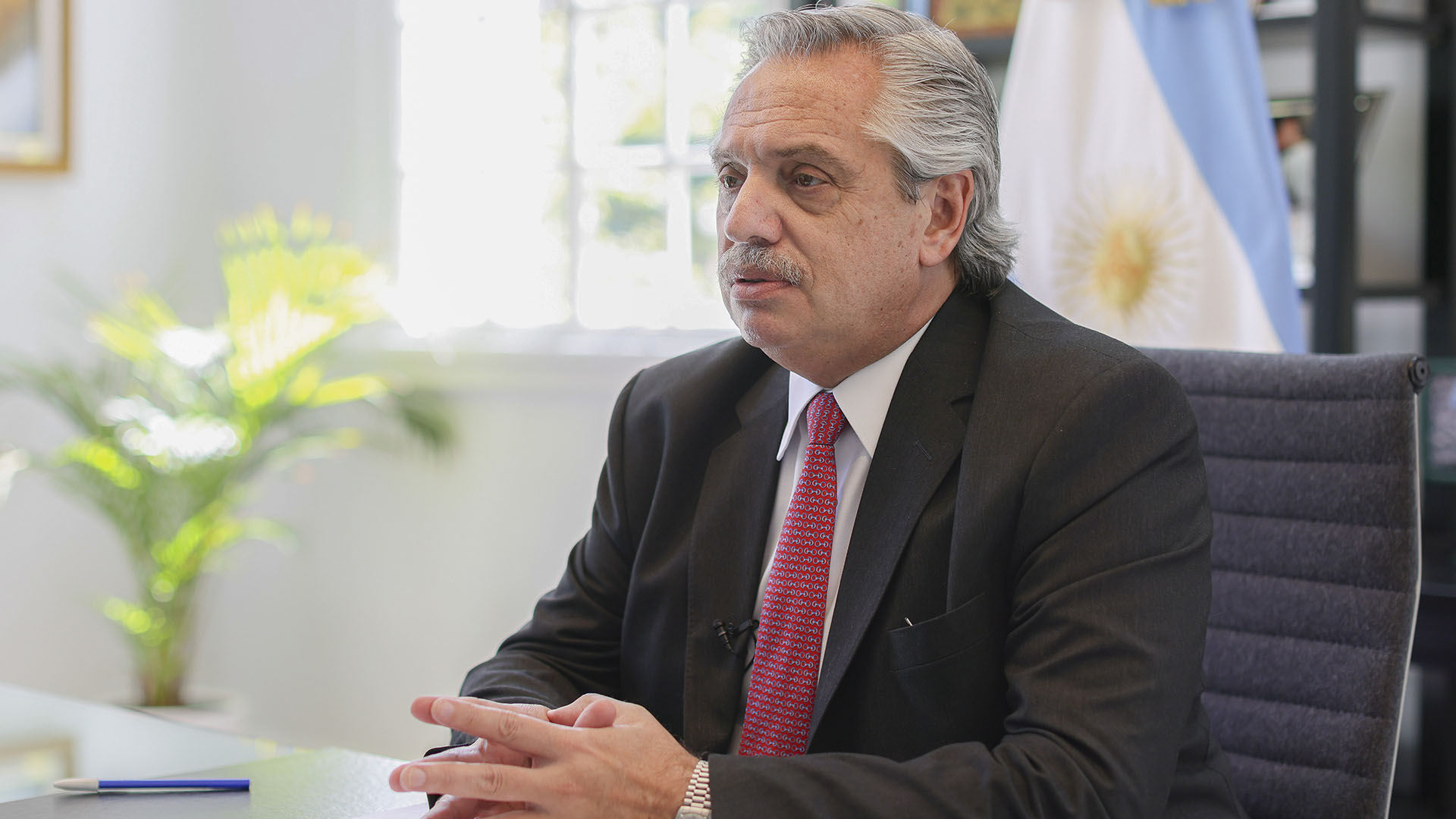 El presidente Alberto Fernández (NA/Esteban Collazo/Presidencia)