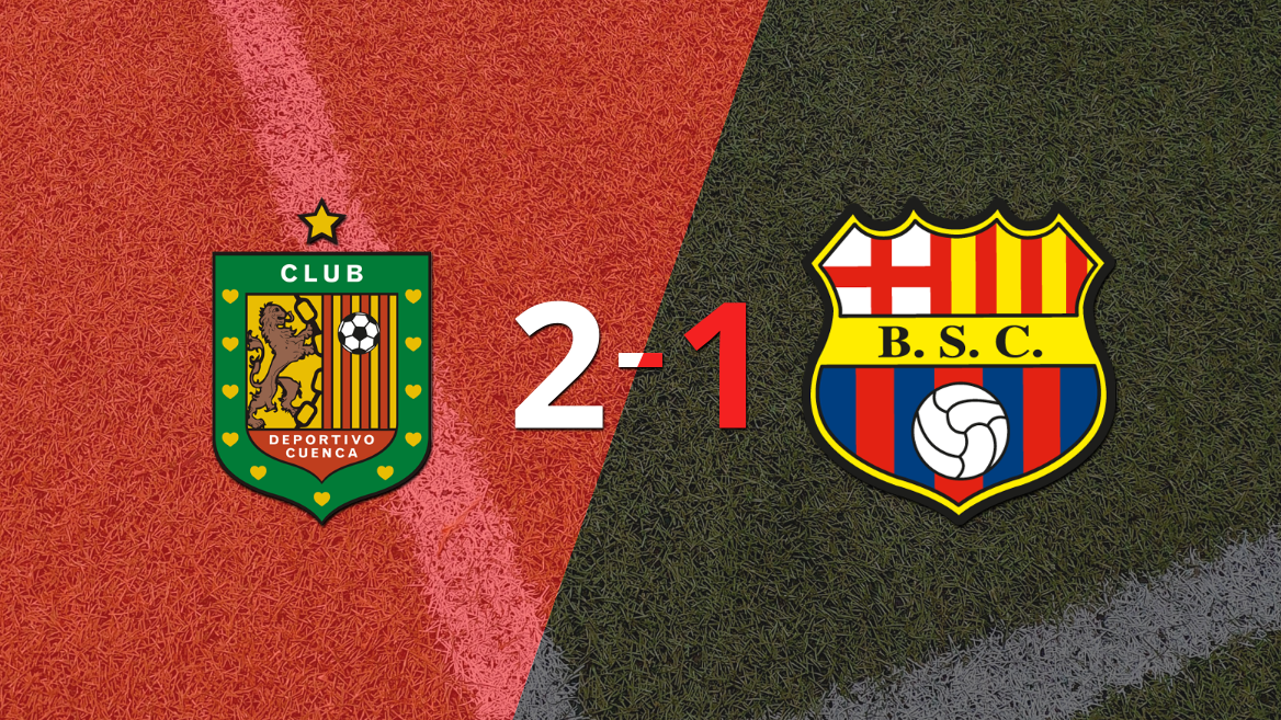 Barcelona cayó 2-1 en su visita a Deportivo Cuenca