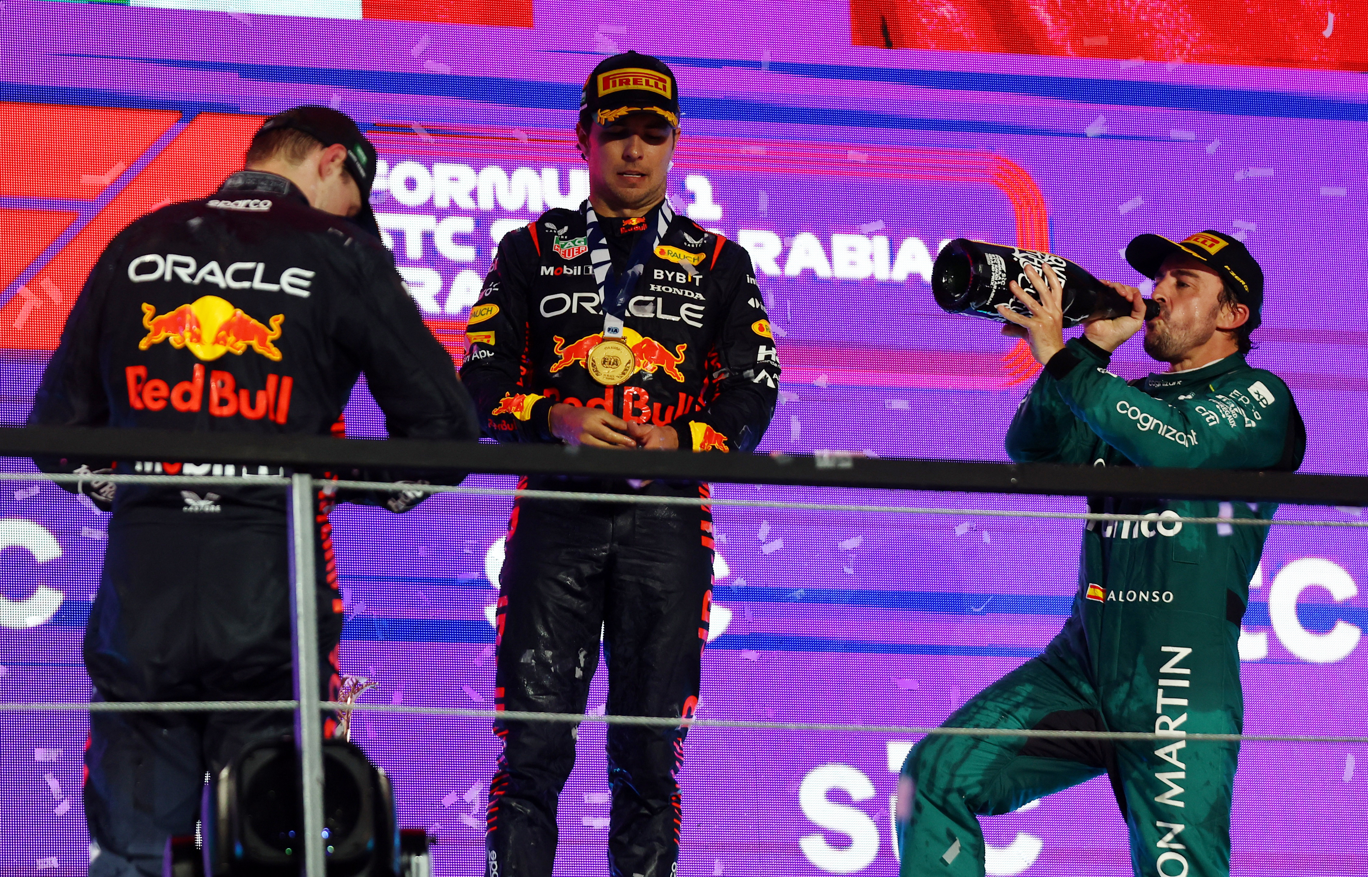 Verstappen y Alonso completaron el top 3 de los Power Rankings (REUTERS/Rula Rouhana)