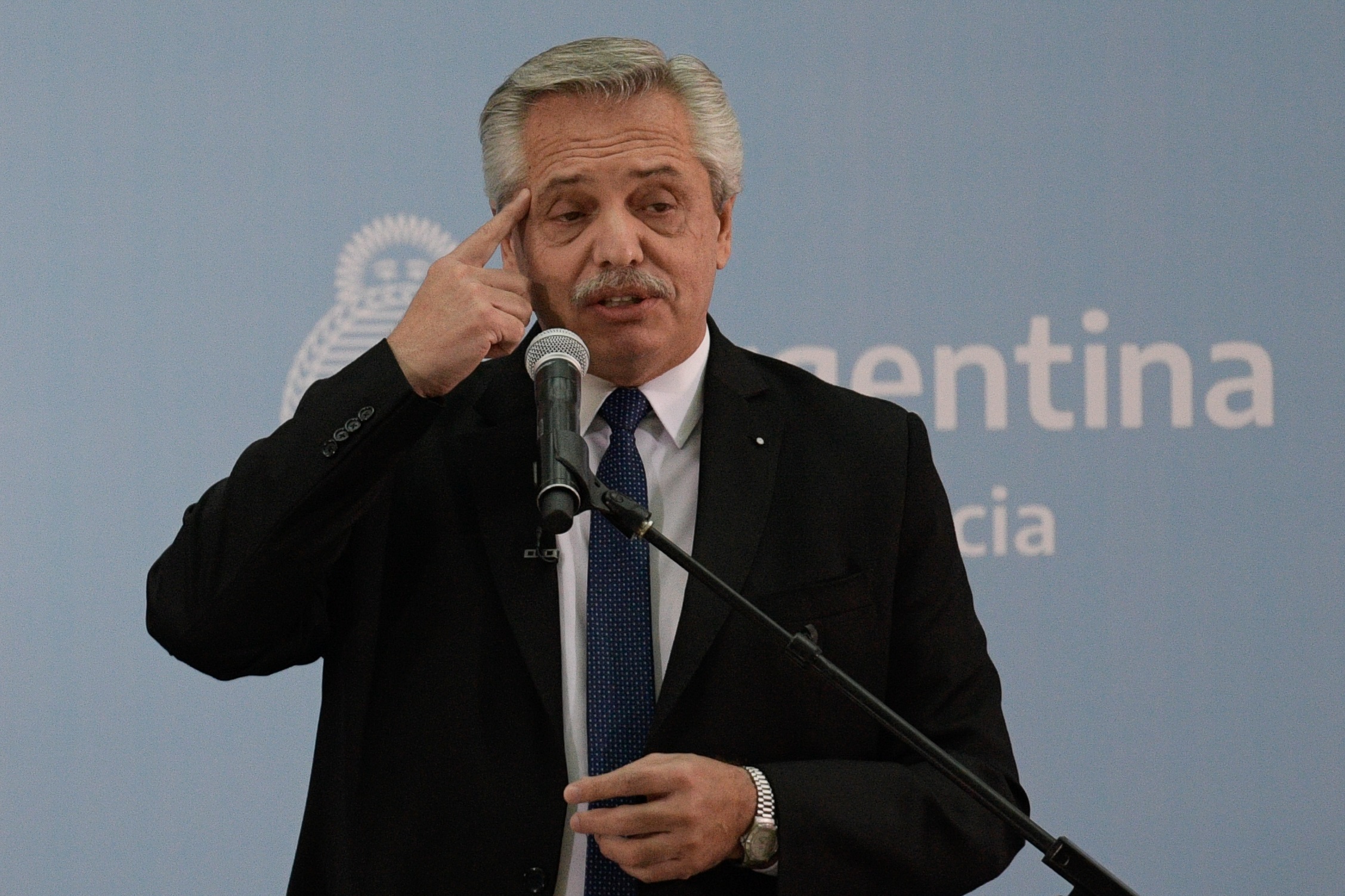Foto de archivo del presidente de Argentina, Alberto Fernández. EFE/Juan Mabromata POOL
