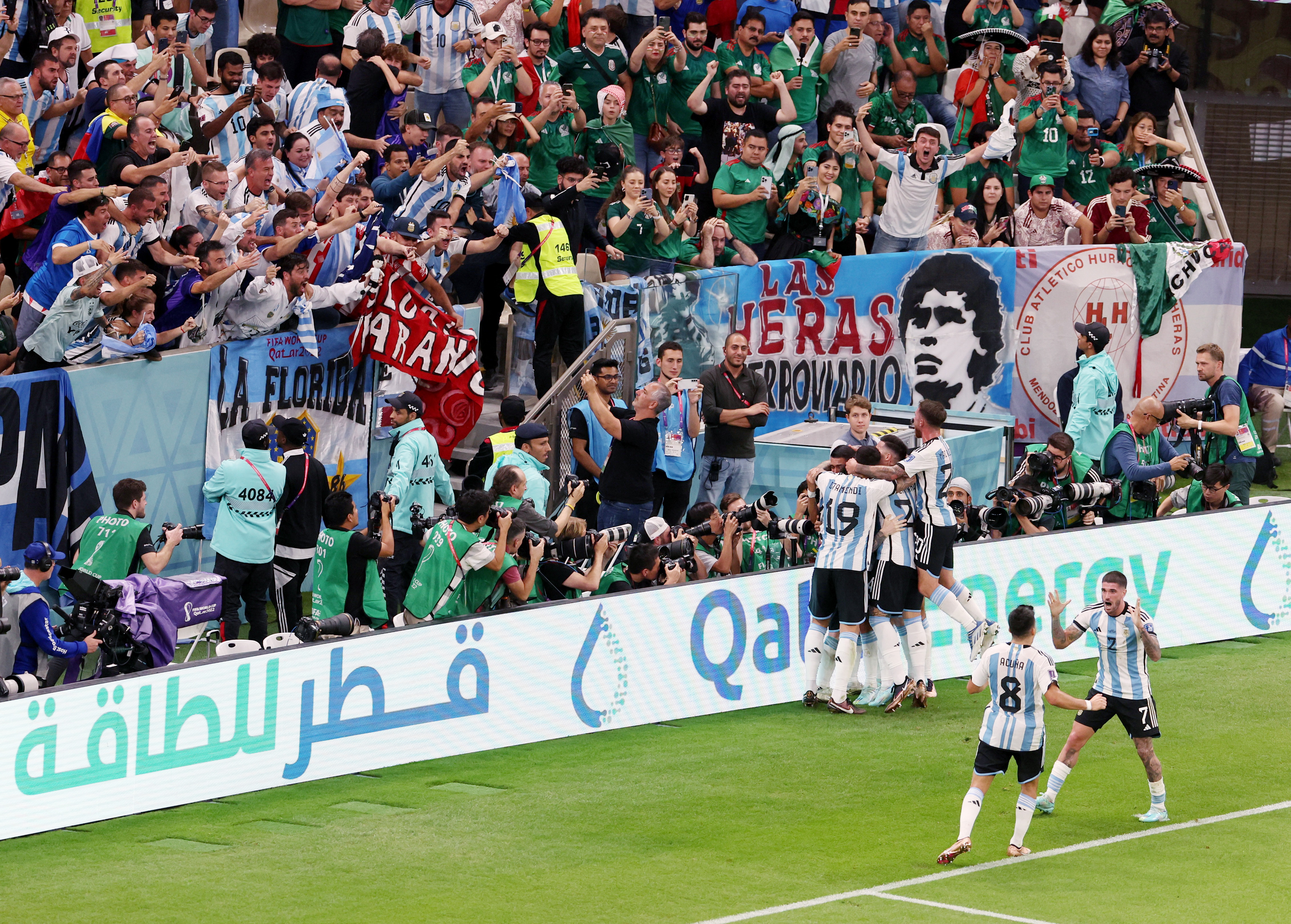 El gol de Messi desató la euforia de los fanáticos (Reuters/Molly Darlington)
