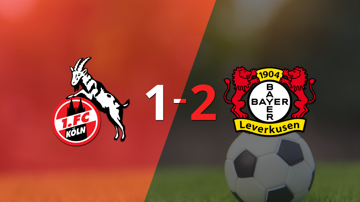 Bayer Leverkusen superó 2-1 a Colonia como visitante