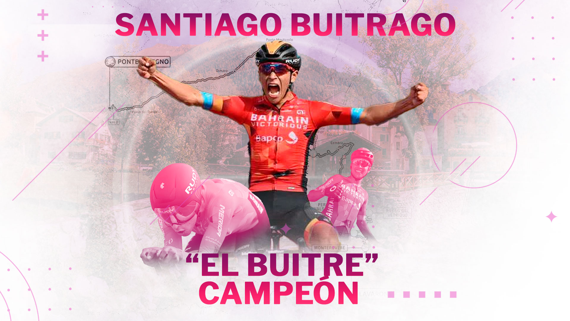 Santiago Buitrago ‘El Buitre’ que voló en el Giro de Italia