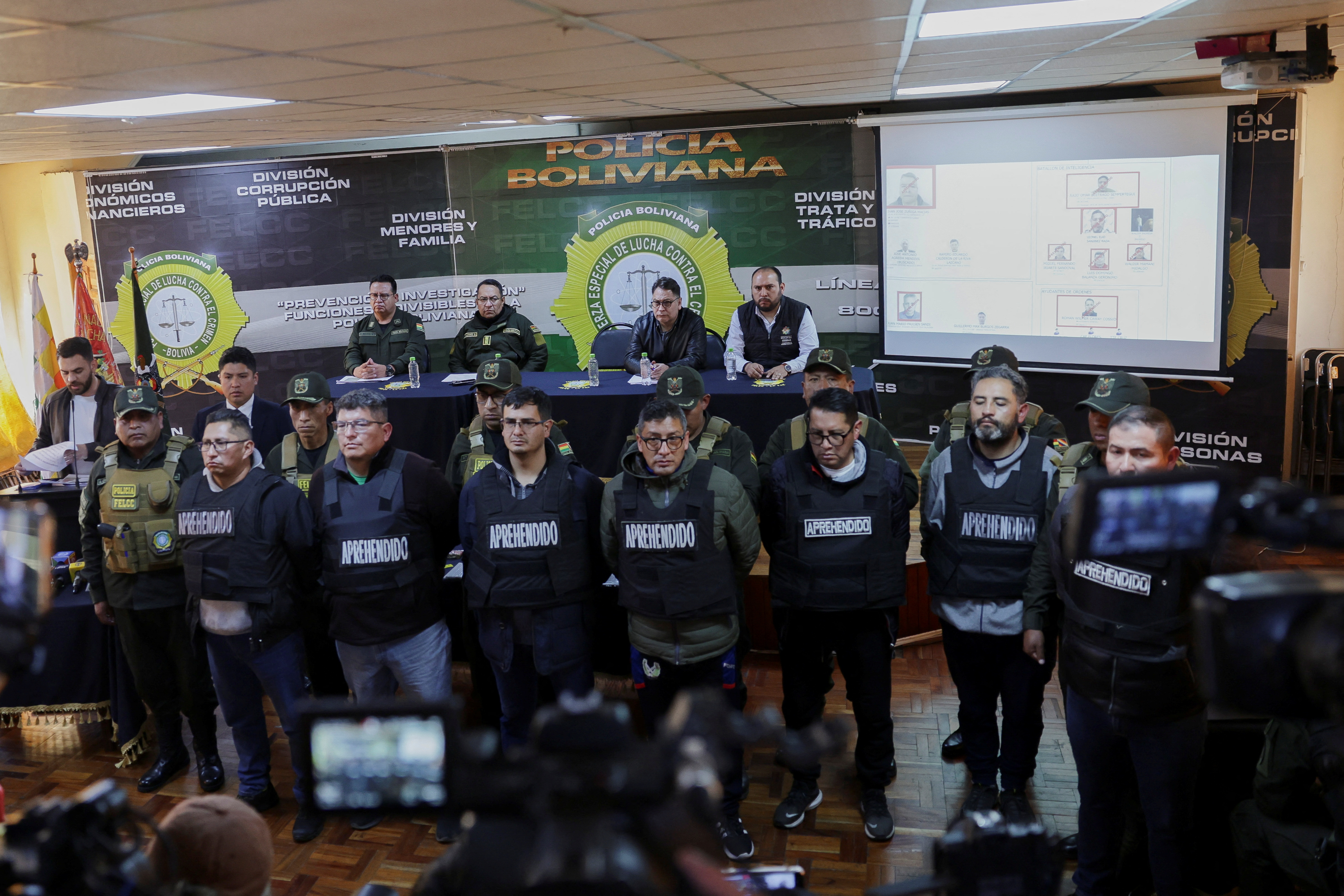 El Gobierno de Bolivia confirmó que hay al menos 17 detenidos por el levantamiento militar