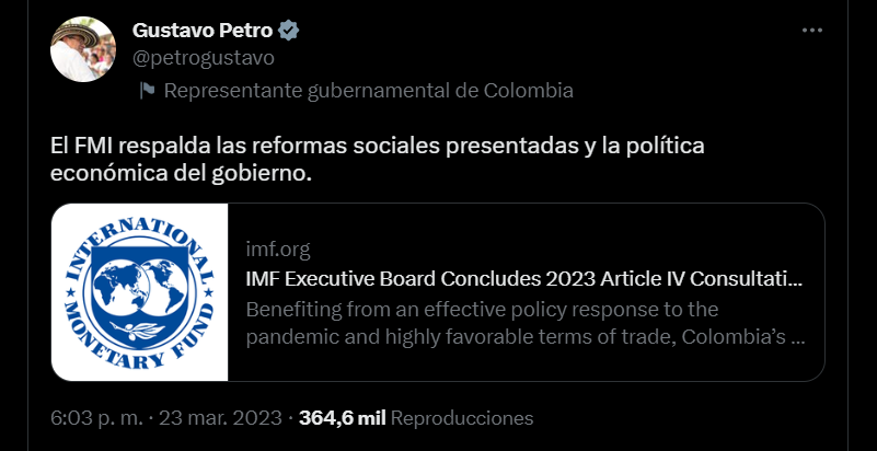 Fondo Monetario Internacional Destacó Crecimiento De Economía Y Anunció Respaldo A Reformas Del 4620