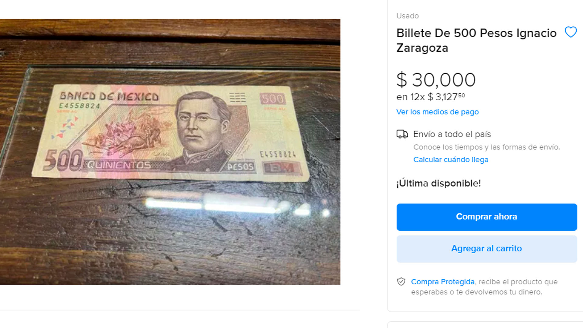 Cuál Es El Billete De 500 Pesos Que Se Ofrece Hasta En 30 Mil Pesos En Línea Infobae