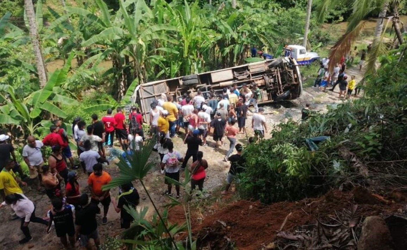 Grave accidente en Antioquia dejó un muerto y ocho heridos de un equipo de fútbol aficionado