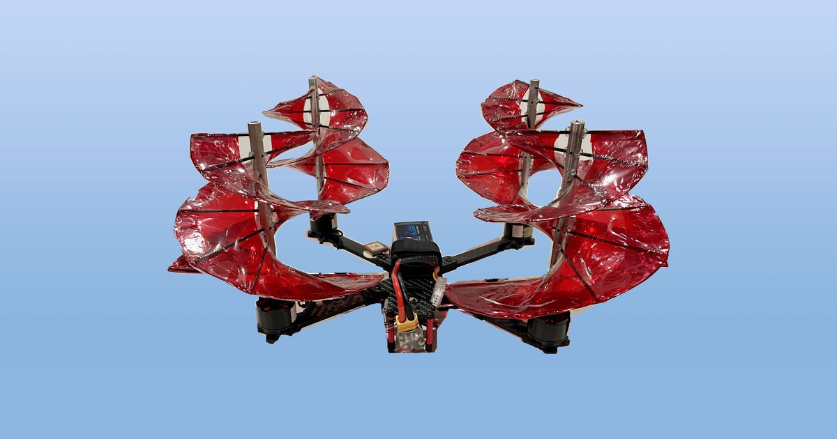 Construyen un dron inspirado en un plano de da Vinci