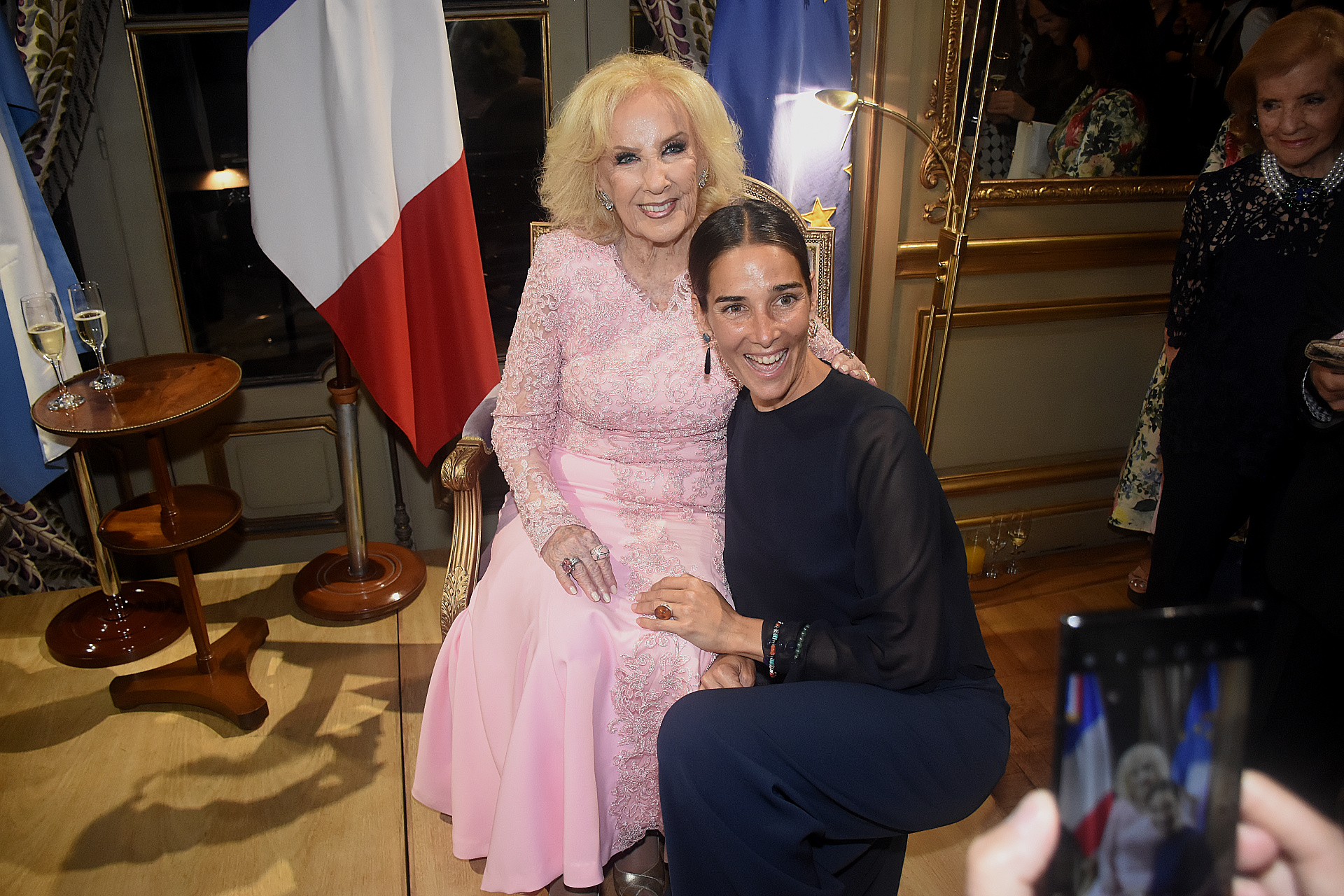 Mirtha Legrand y Juana Viale 