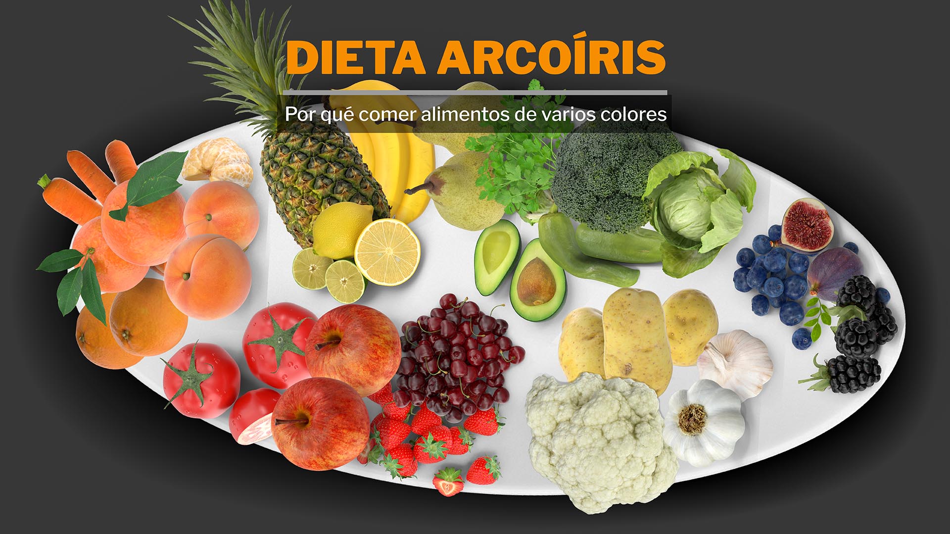 Dieta arcoíris: por qué deberíamos comer alimentos de varios colores