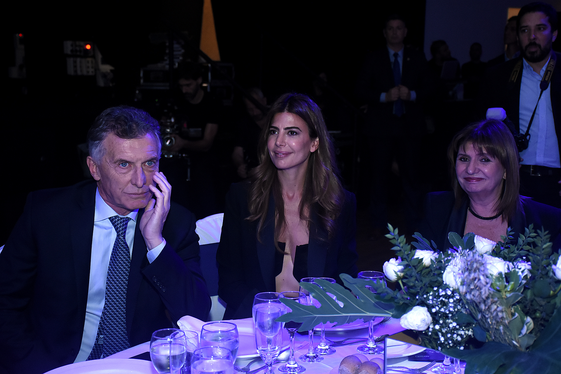 Tras el renunciamiento, Macri, Larreta y Bullrich se mostraron juntos en una cena de dirigentes del liberalismo