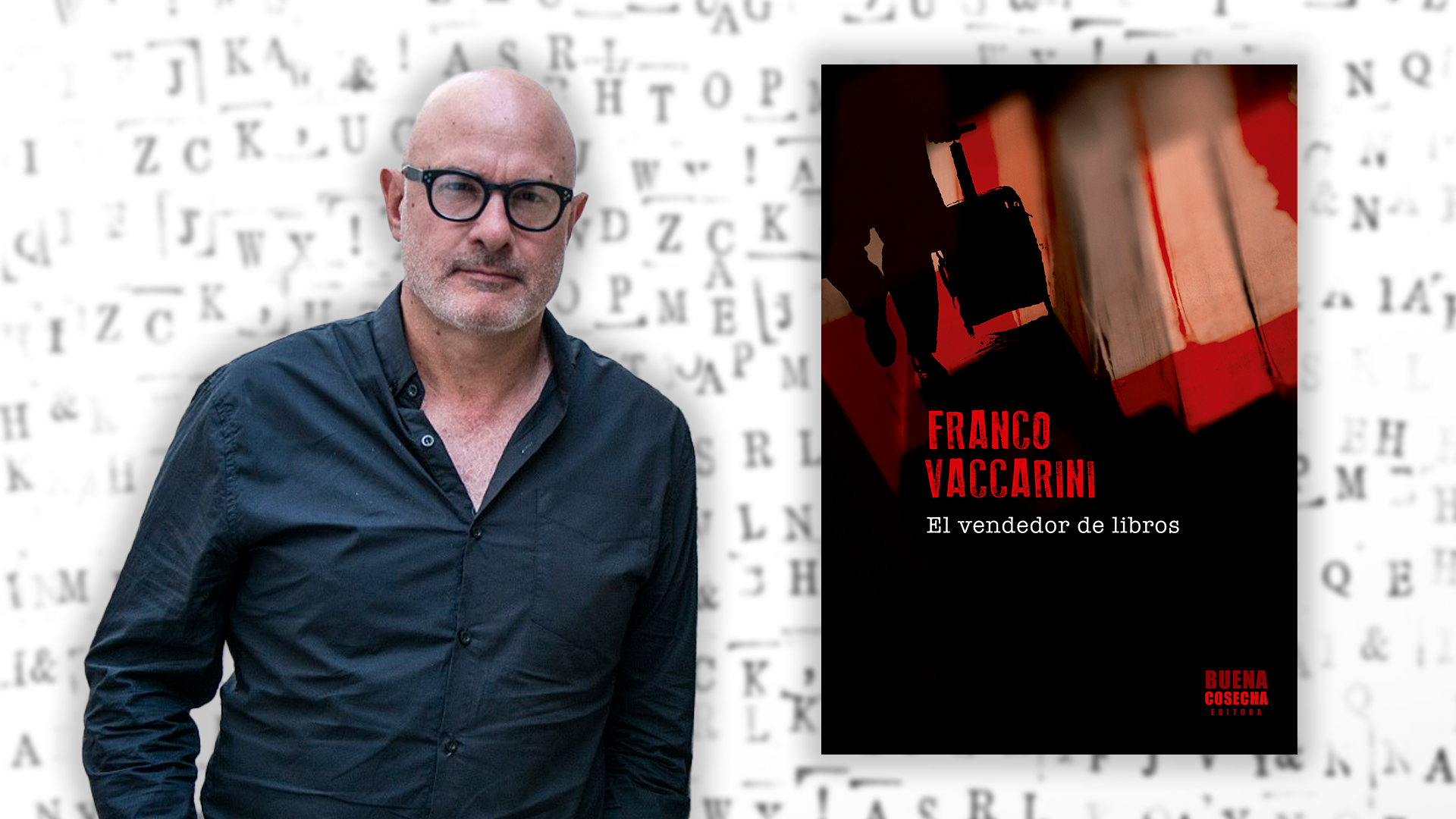 Franco Vaccarini y "El vendedor de libros".