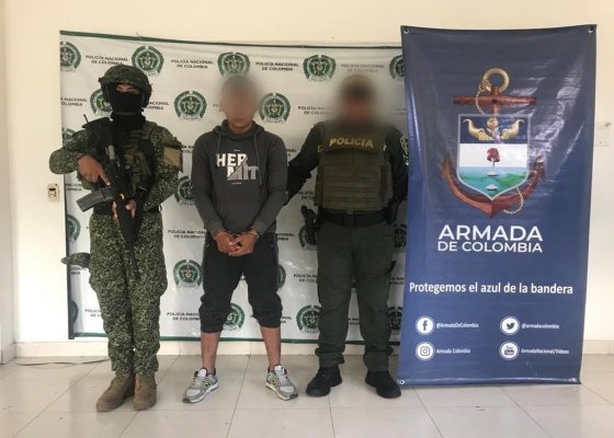 Armada Nacional recapturó a alias Brayan, uno de los hombres más buscados del departamento de Sucre