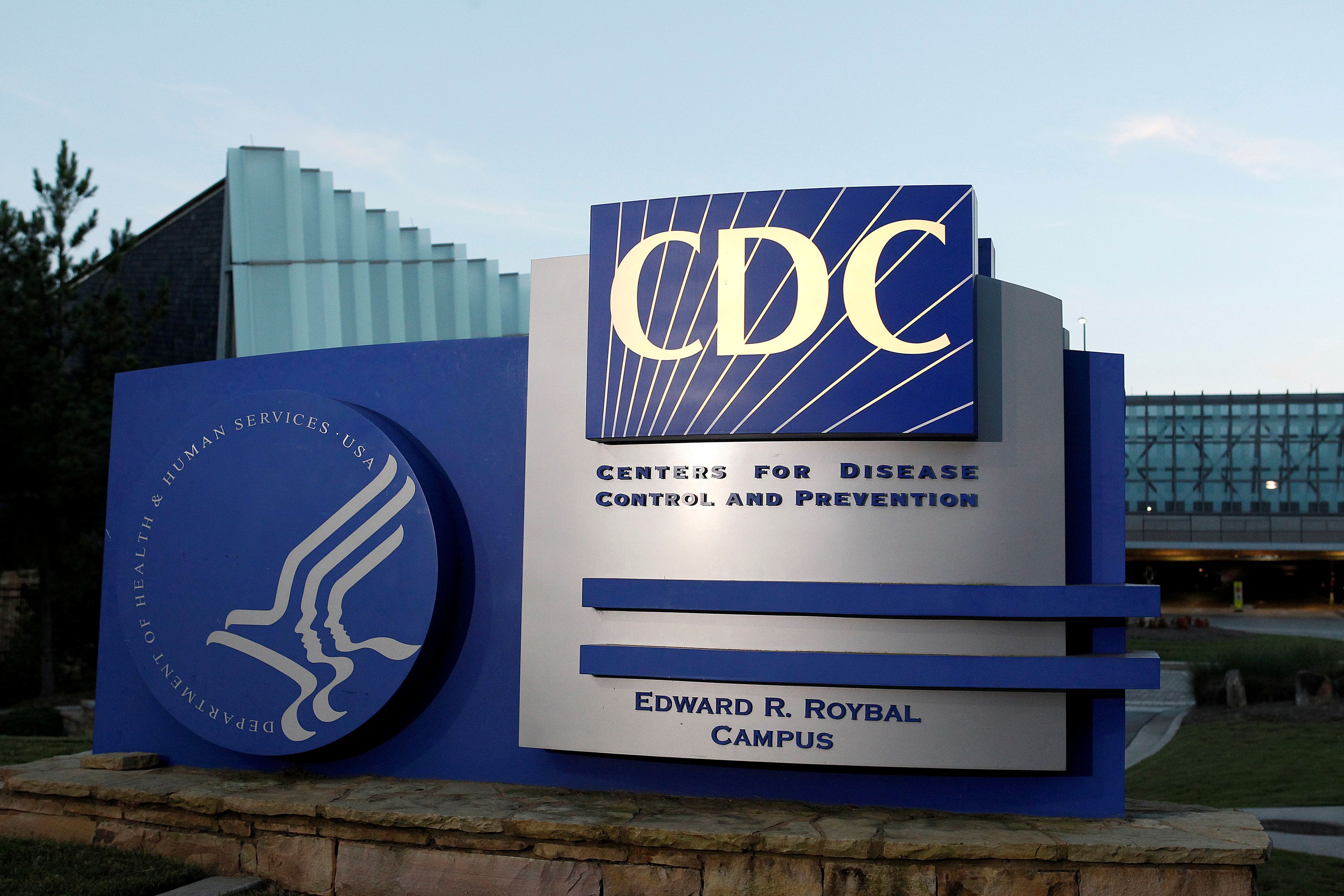 La fachada del CDC en Atlanta, Georgia 