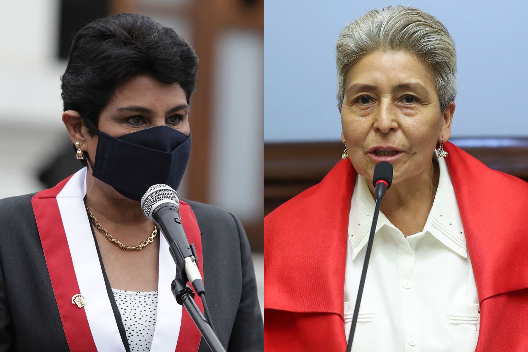 Norma Yarrow y María Agüero tuvieron un altercado en medio del debate por el voto de confianza.