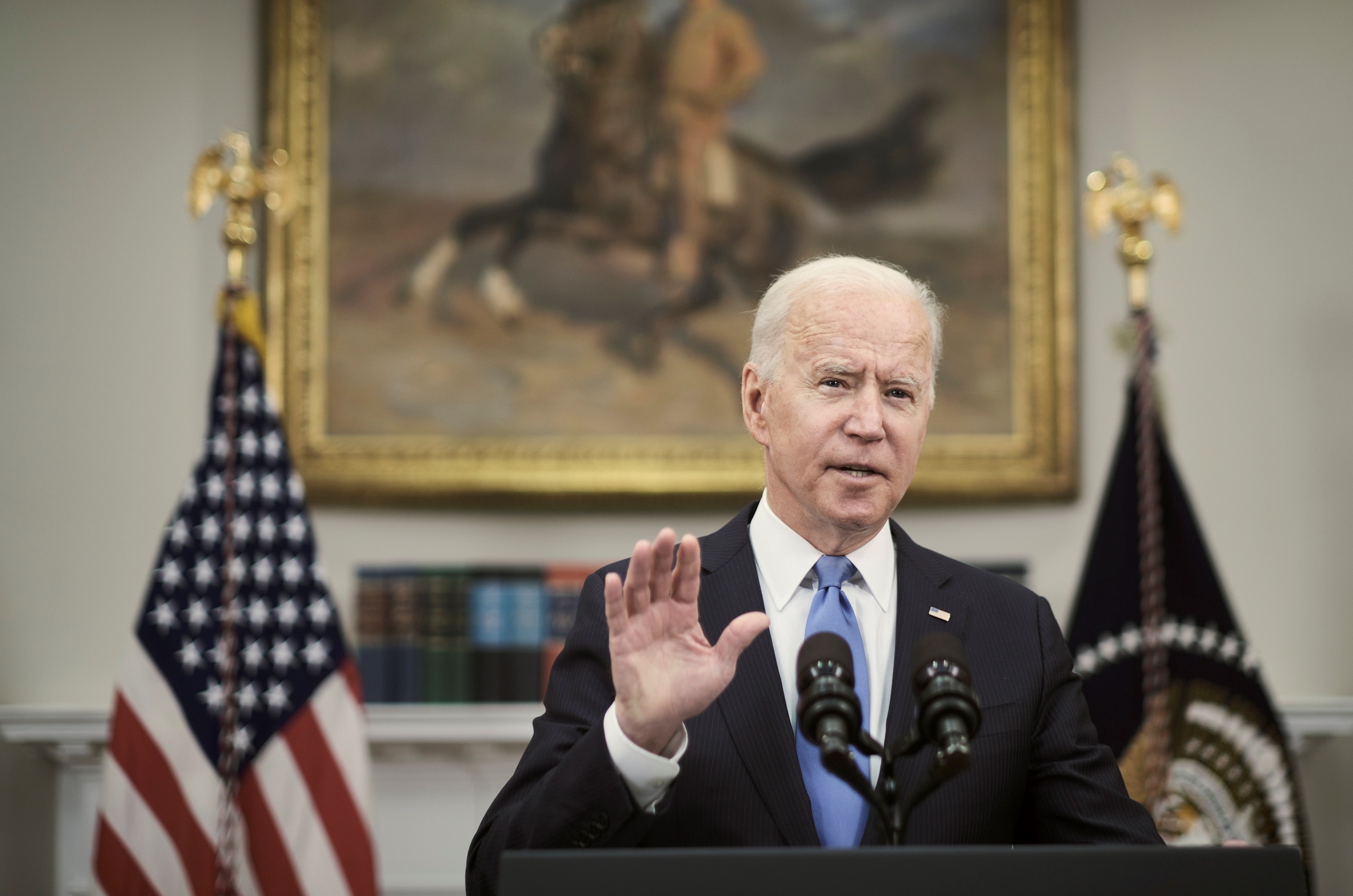 El presidente de los Estados Unidos, Joe Biden, ordenó a sus agencias de inteligencia un reporte sobre el origen del coronavirus. Quiere saber si se trató de una filtración de laboratorio (EFE)
