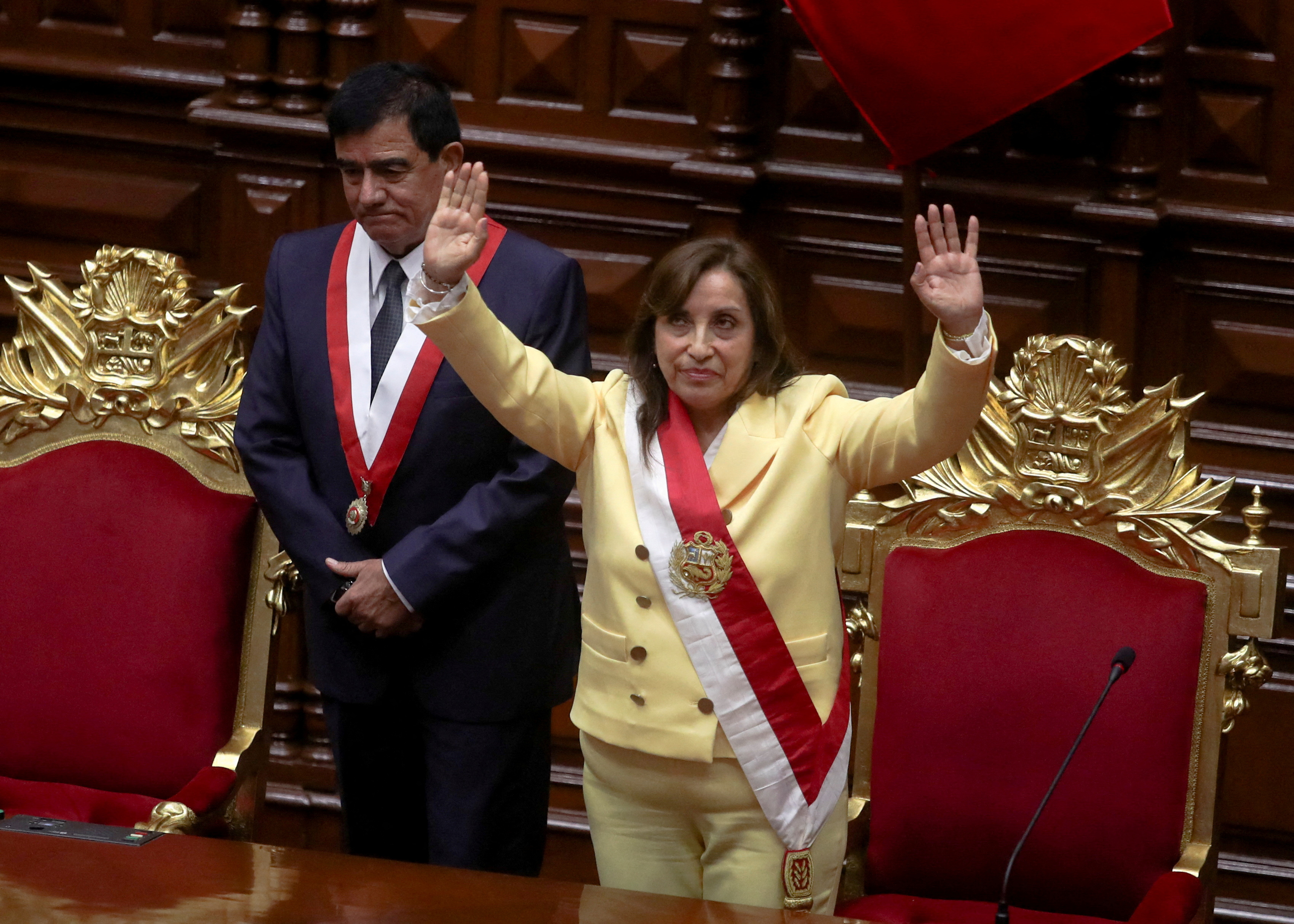 Dina Boluarte es la nueva presidenta del Perú. (Reuters) 