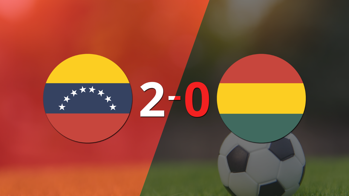 Con dos goles, Venezuela se impuso a Bolivia en la Caldera