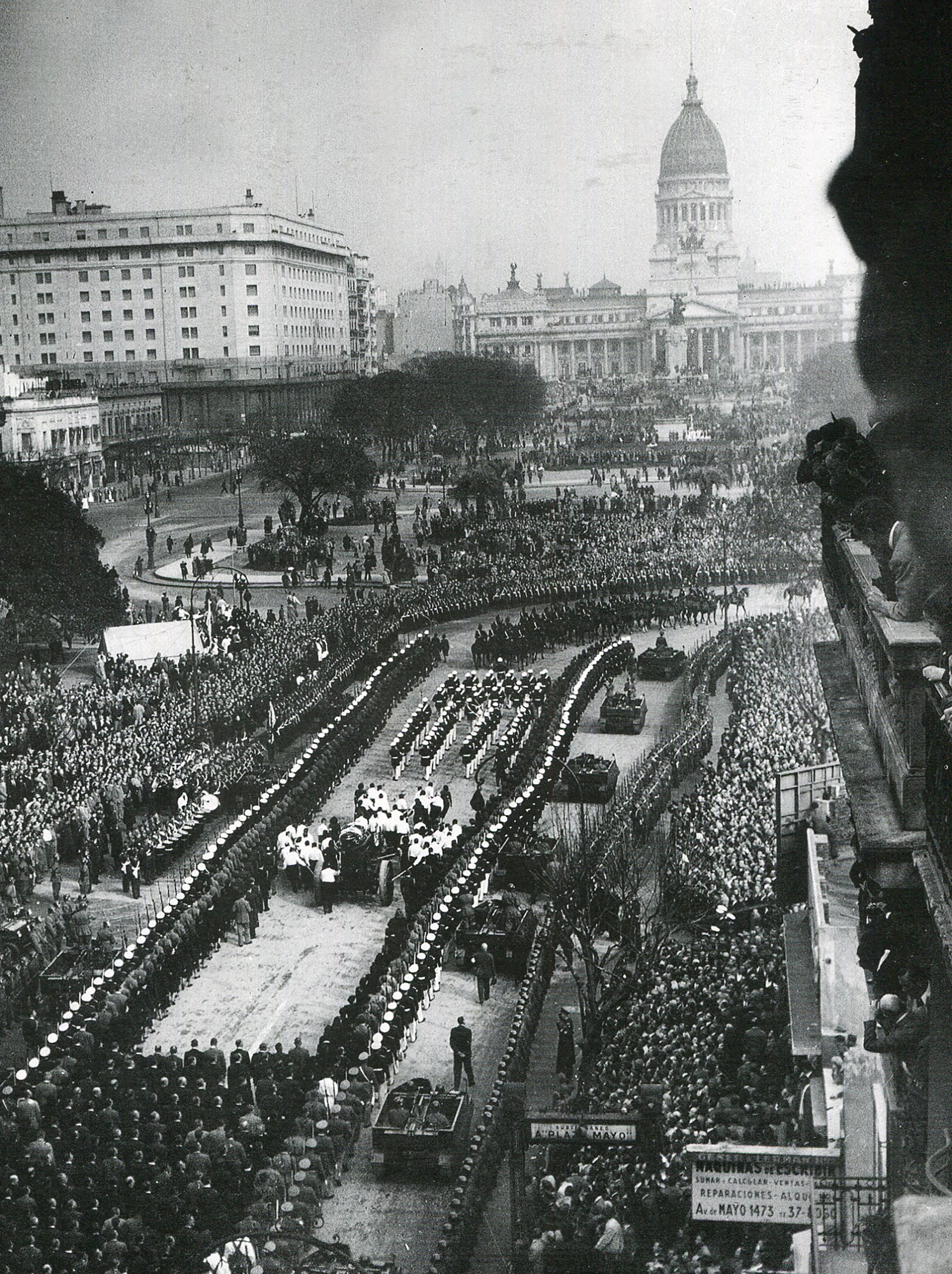 Los funerales de Eva Perón